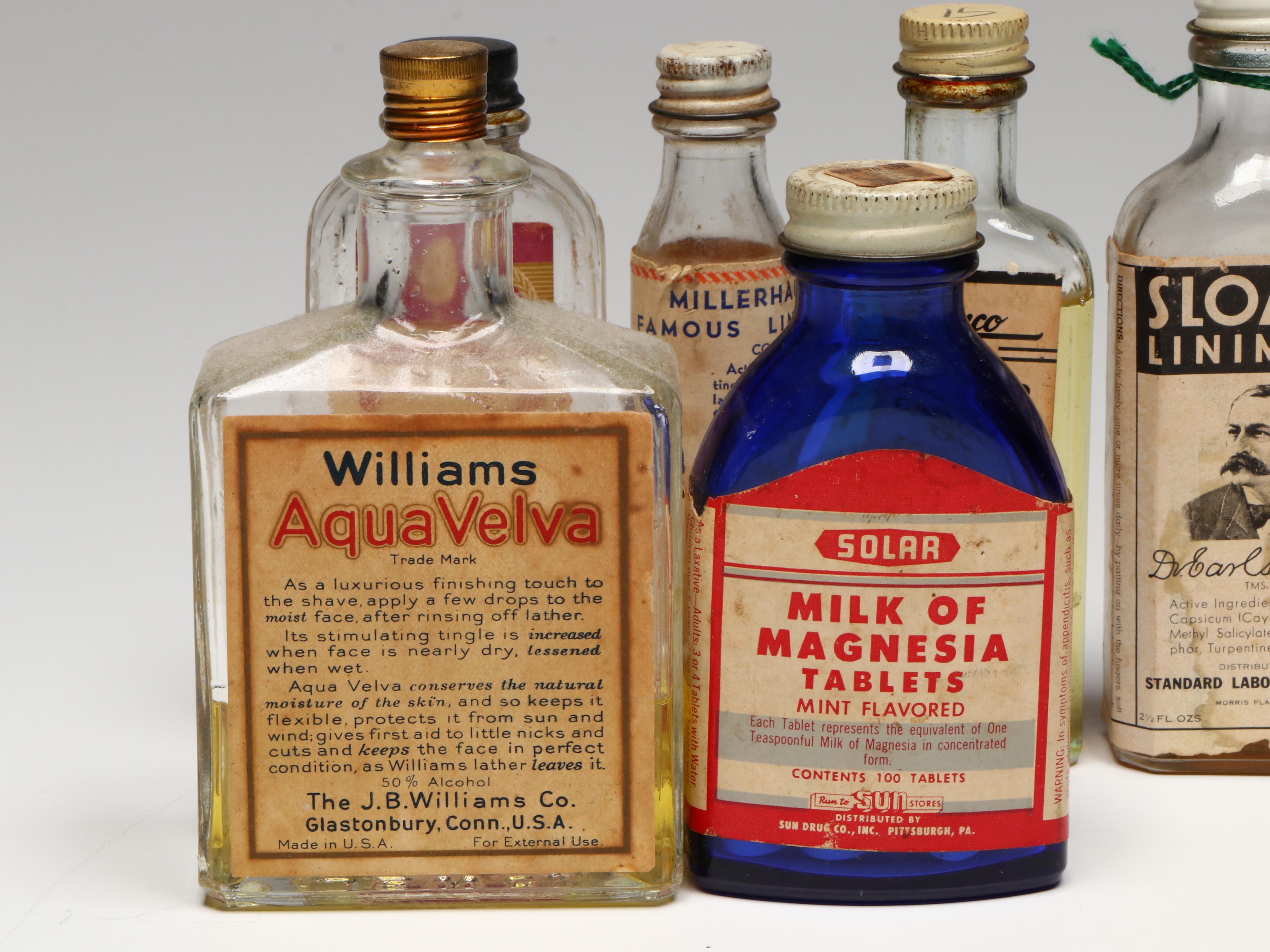 Vintage Vicks Vaporub, Omega Oil, Aniseptic and Other Medicines