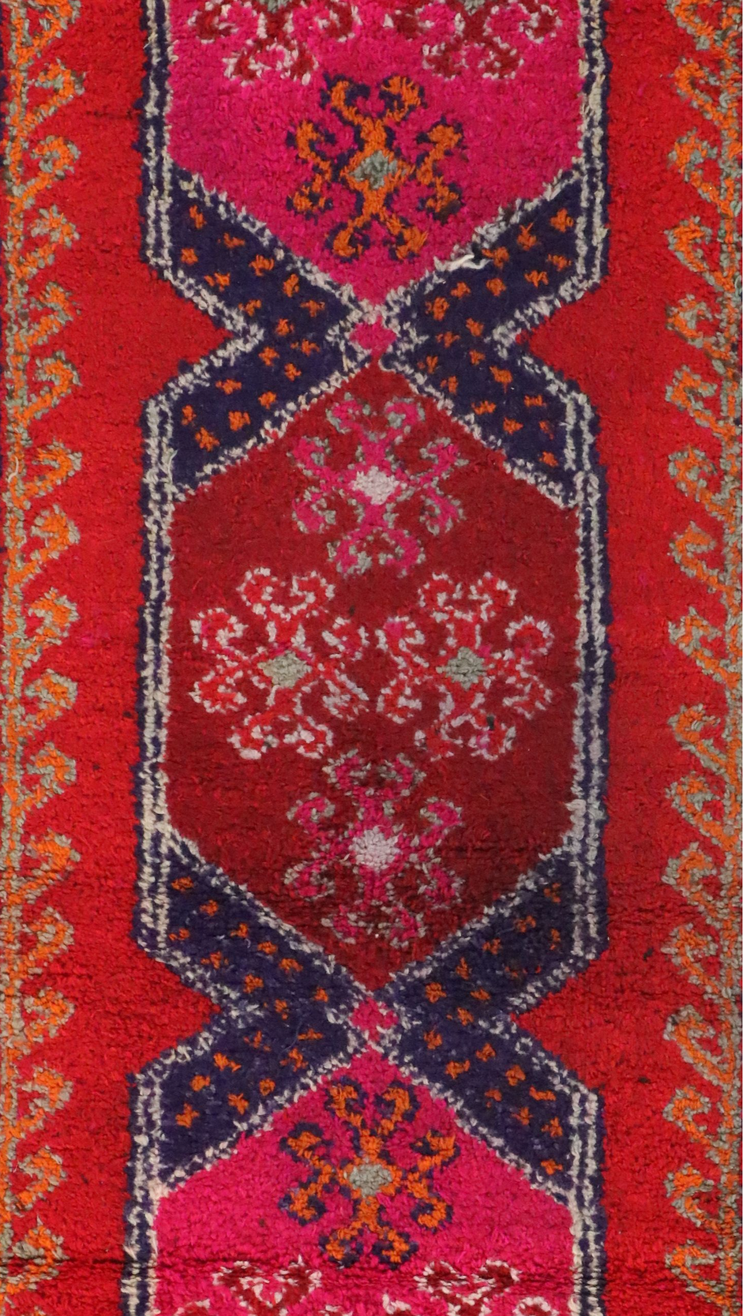 3'2 x 11'3 Hand-Knotted Turkish Village Long Rug
