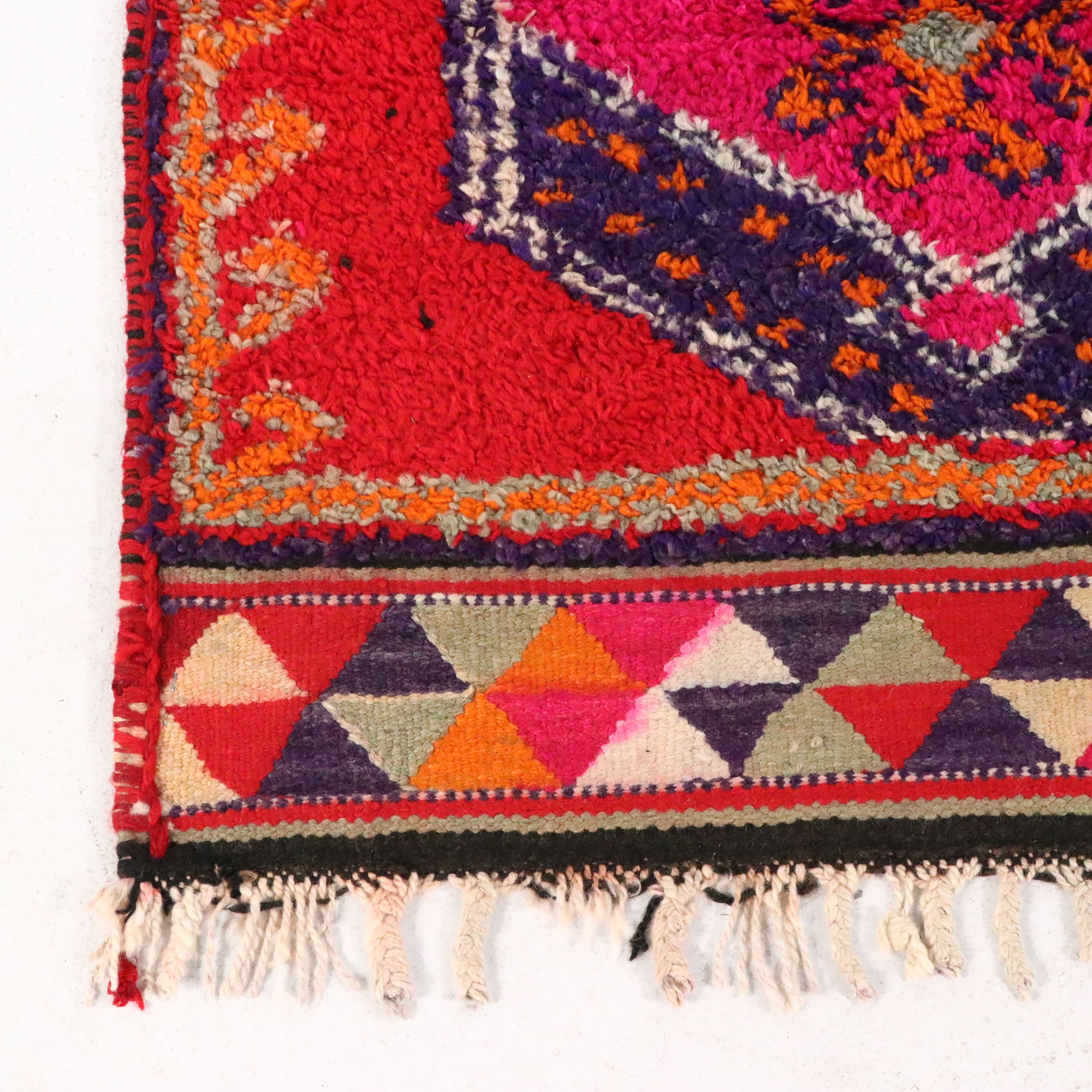 3'2 x 11'3 Hand-Knotted Turkish Village Long Rug