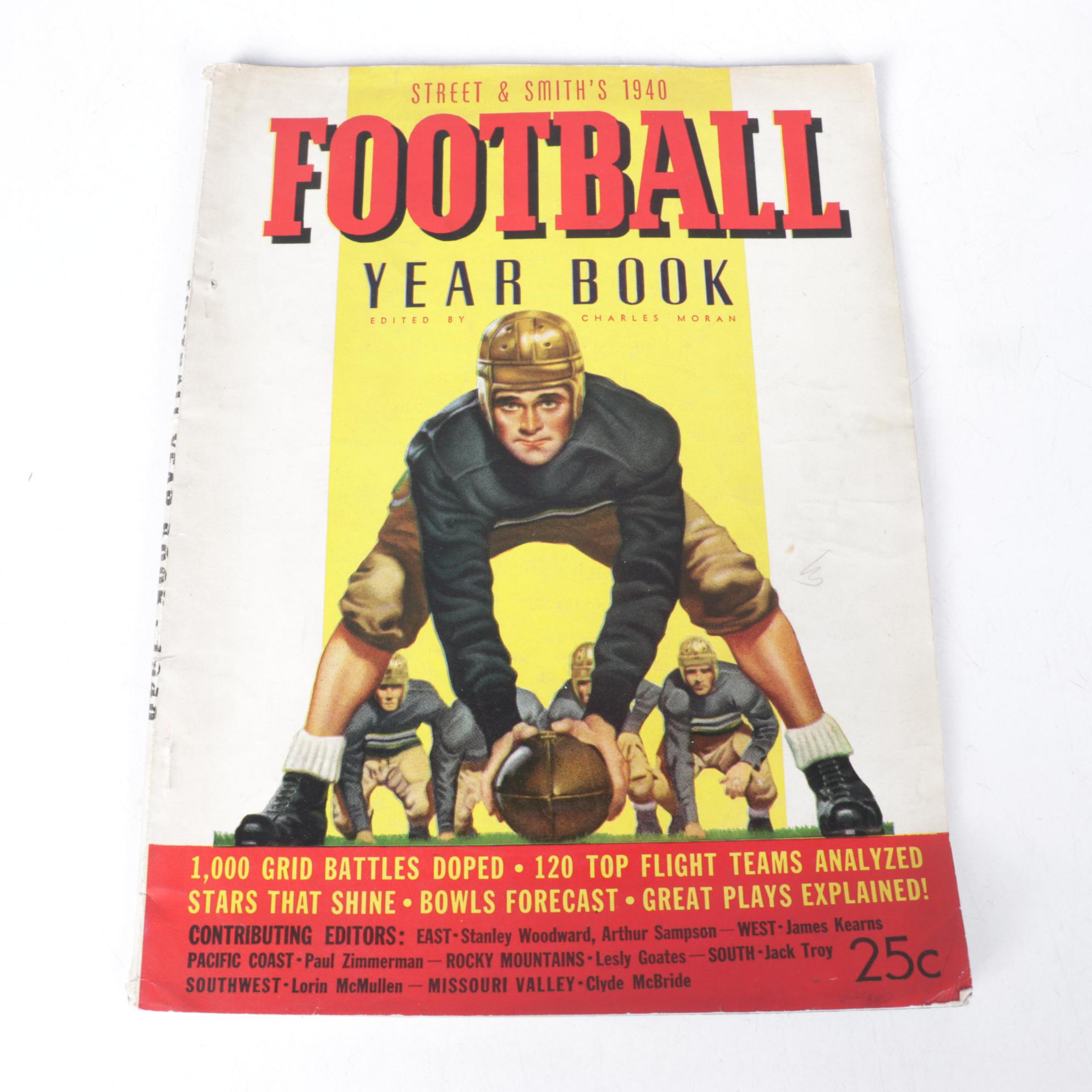 "Football Yearbook" and "Illustrated Football Annual" From 1940s With Toys