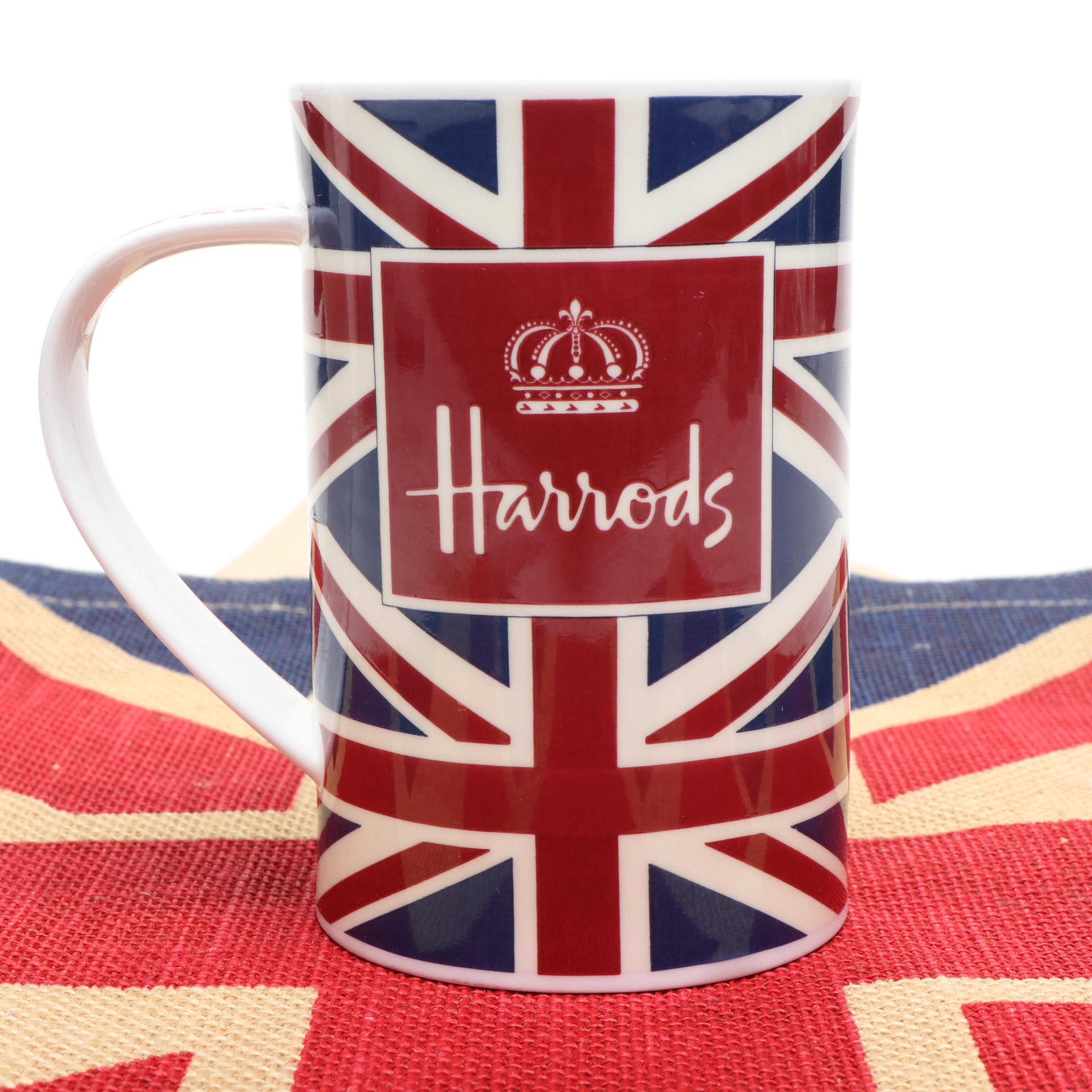 Harrod's Union Jack Mug with Tote Bag