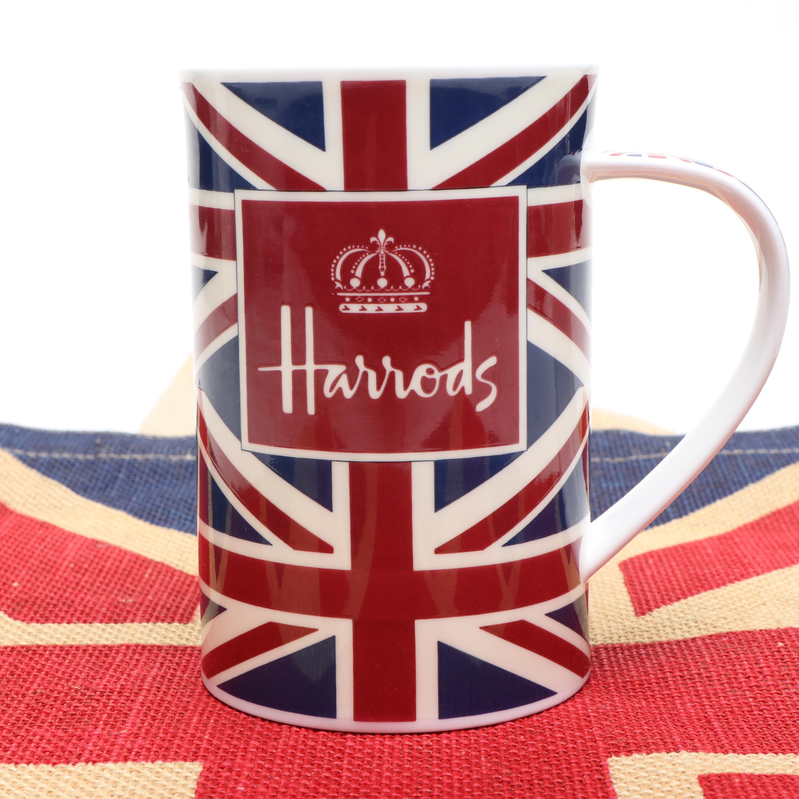 Harrod's Union Jack Mug with Tote Bag