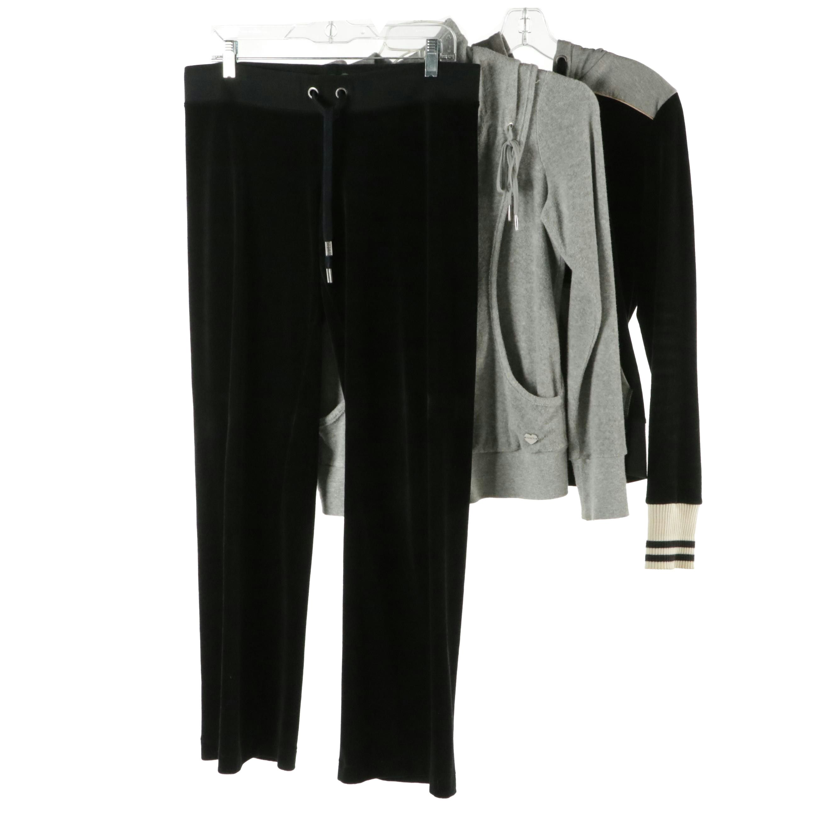 Juicy Couture Zip Hoodies and Drawstring Pants