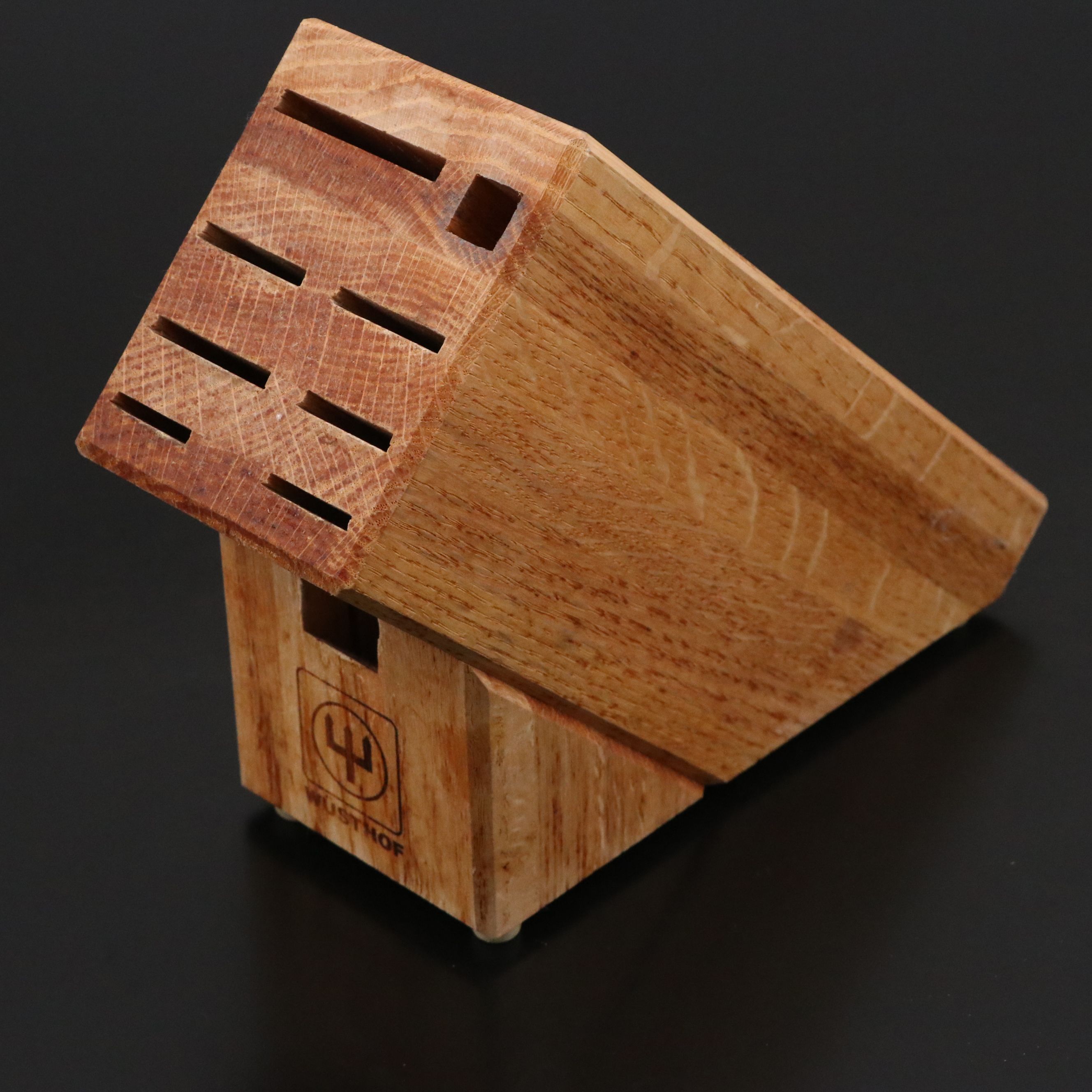 Wüsthof Germany Stainless Knives with Wood Block