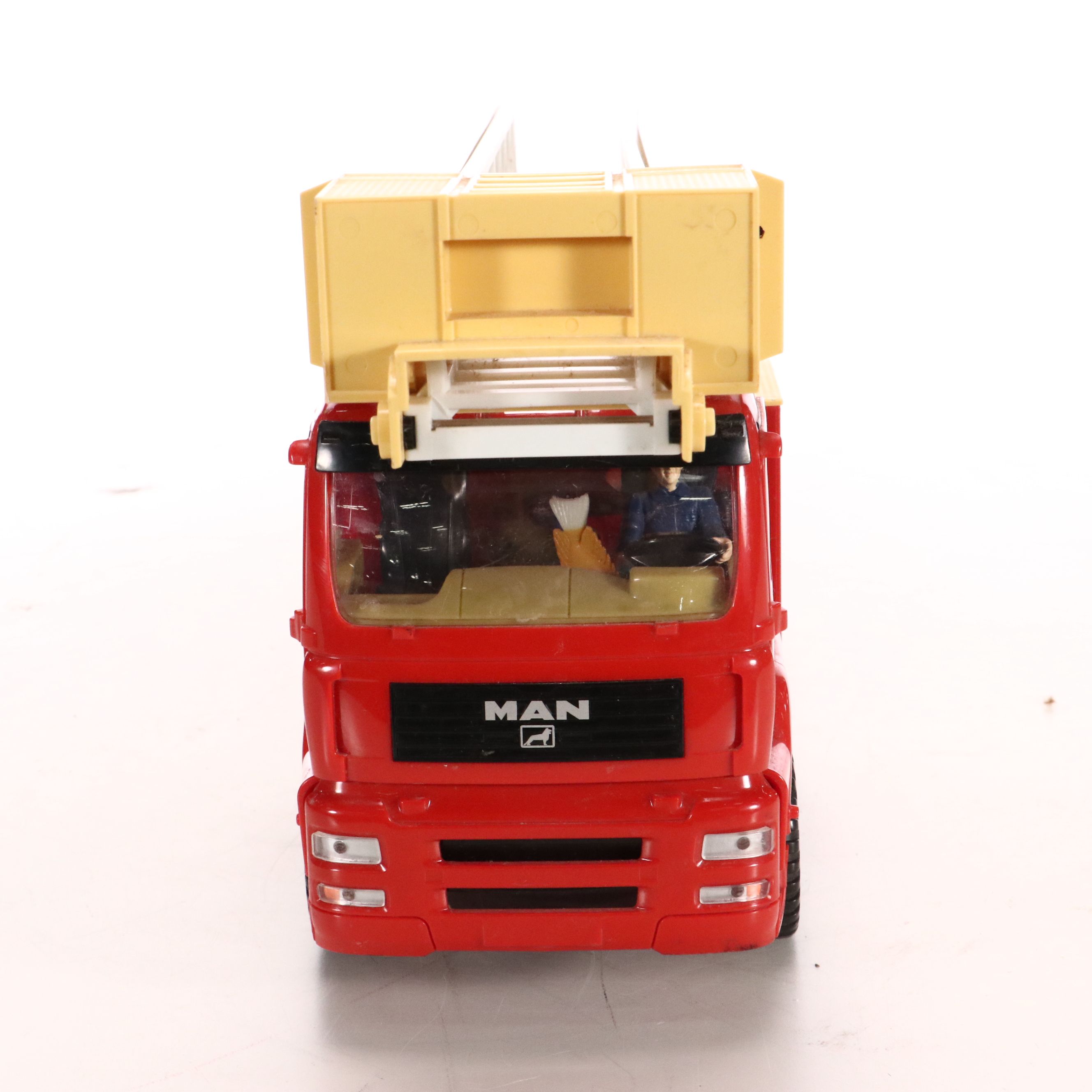 Wooden Animal Bus with Fire Truck