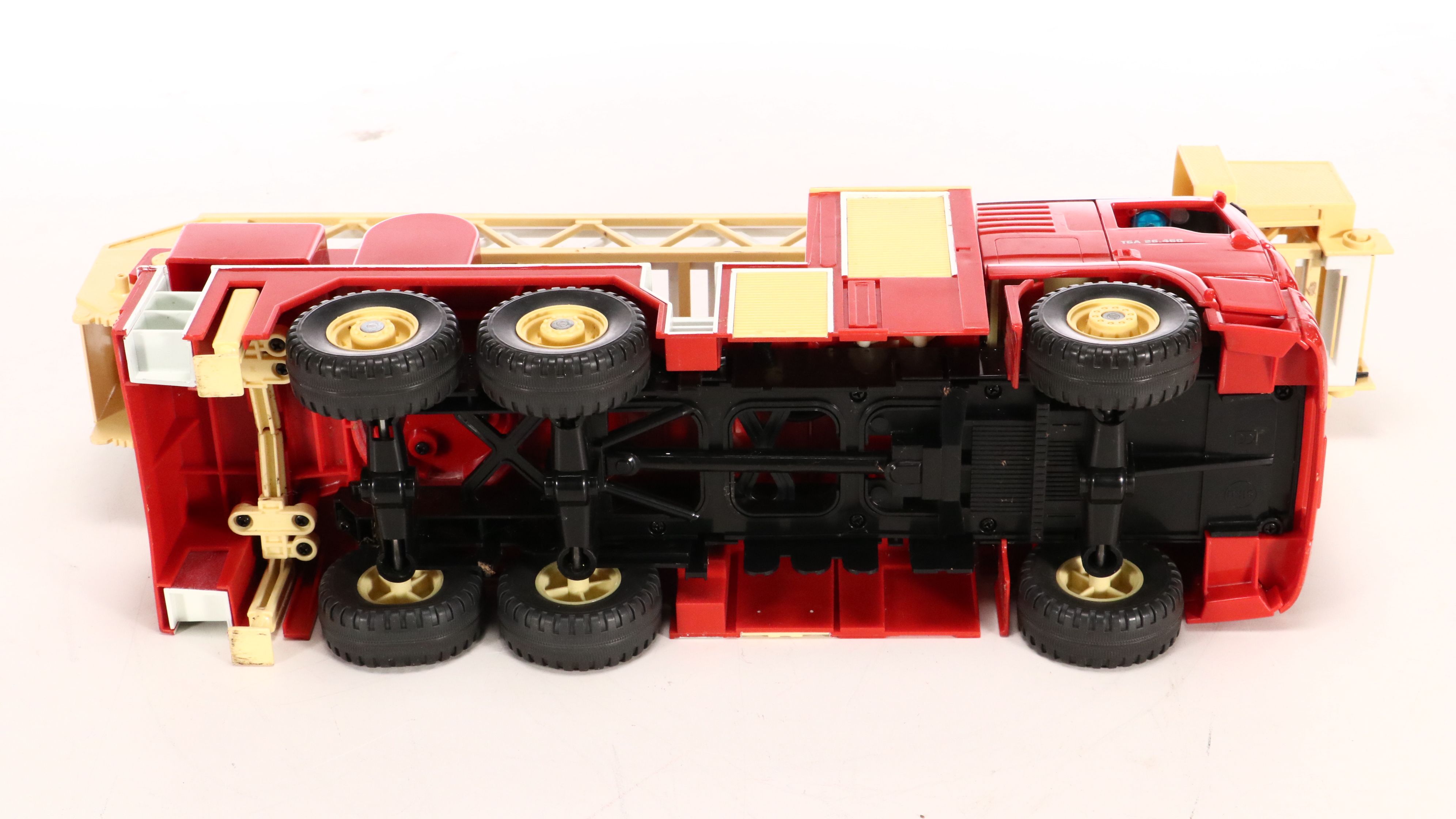 Wooden Animal Bus with Fire Truck