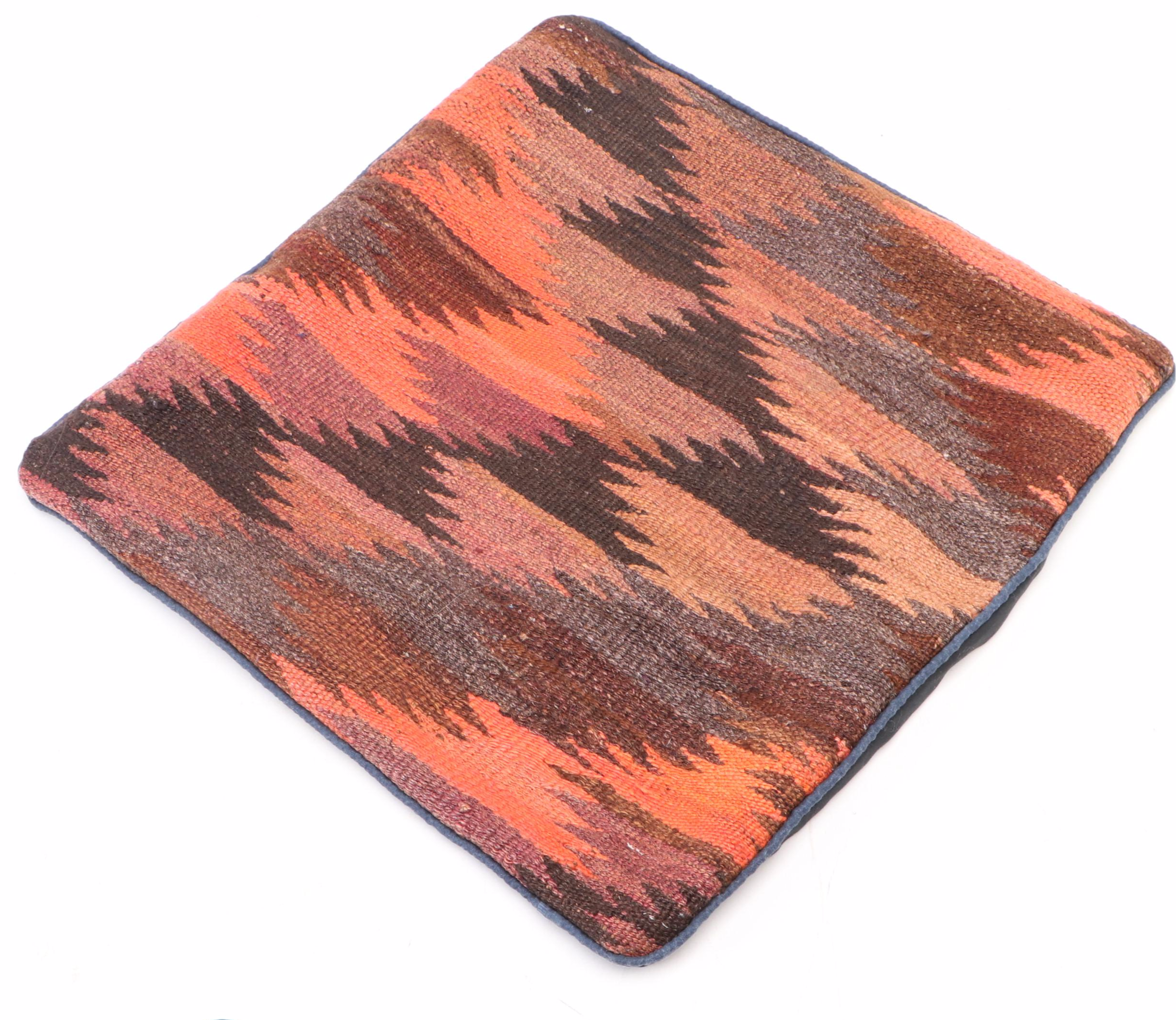 Turkish Kilim Faced Accent Pillow Covers