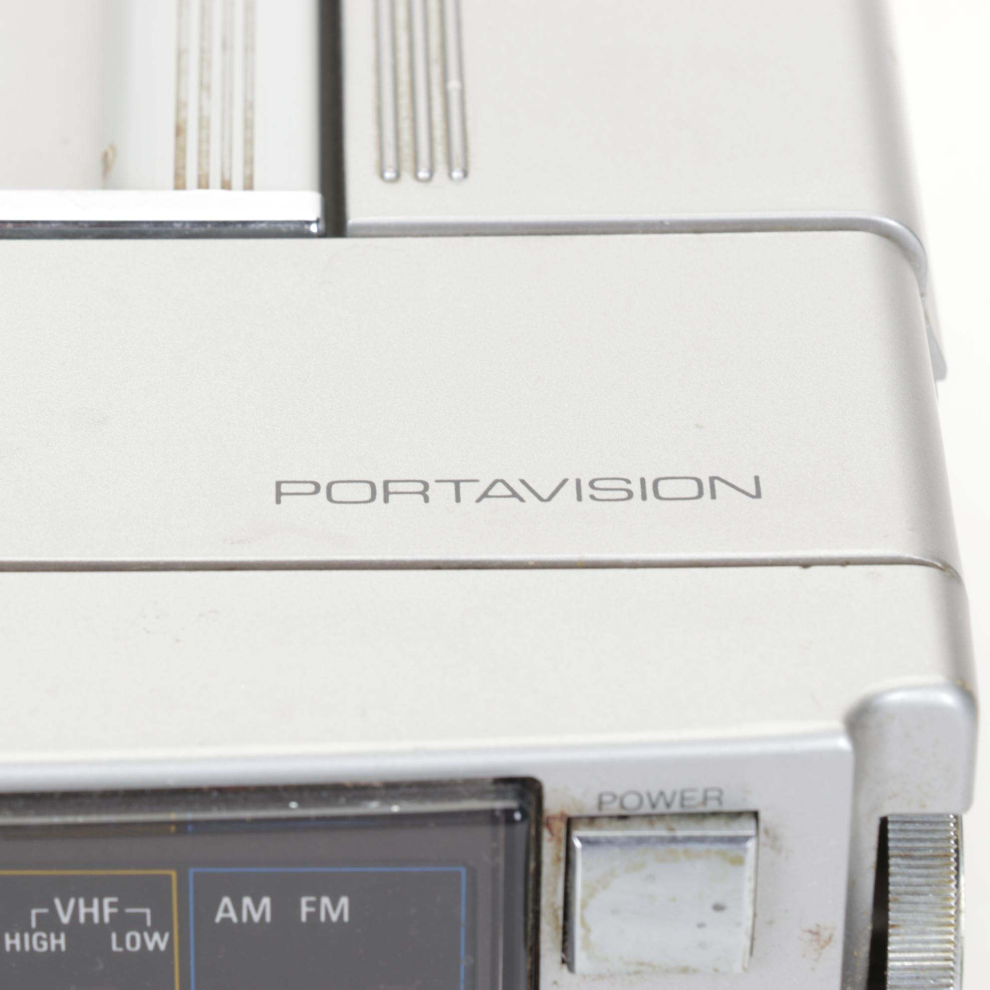 Radio Shack Realistic "Portavision" T.V. Radio, 1980s