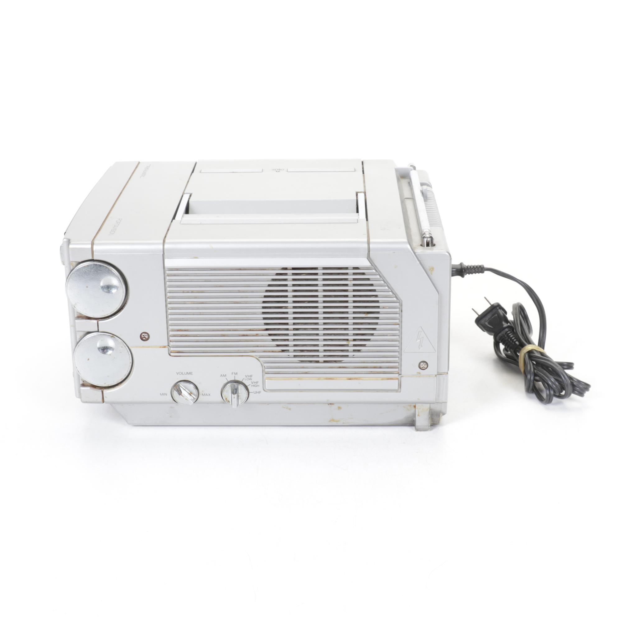 Radio Shack Realistic "Portavision" T.V. Radio, 1980s