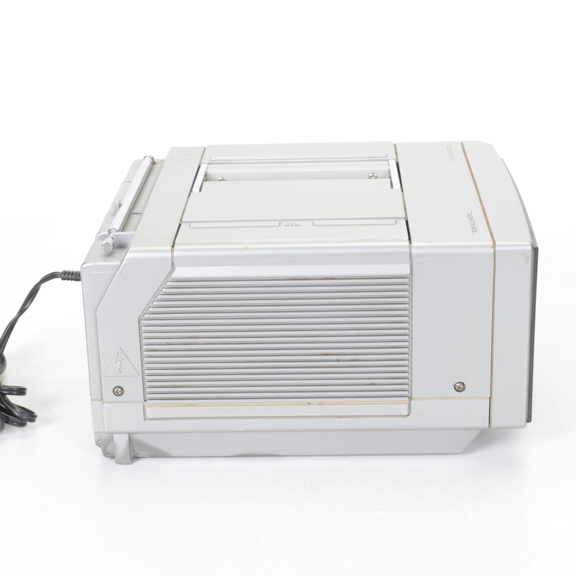 Radio Shack Realistic "Portavision" T.V. Radio, 1980s