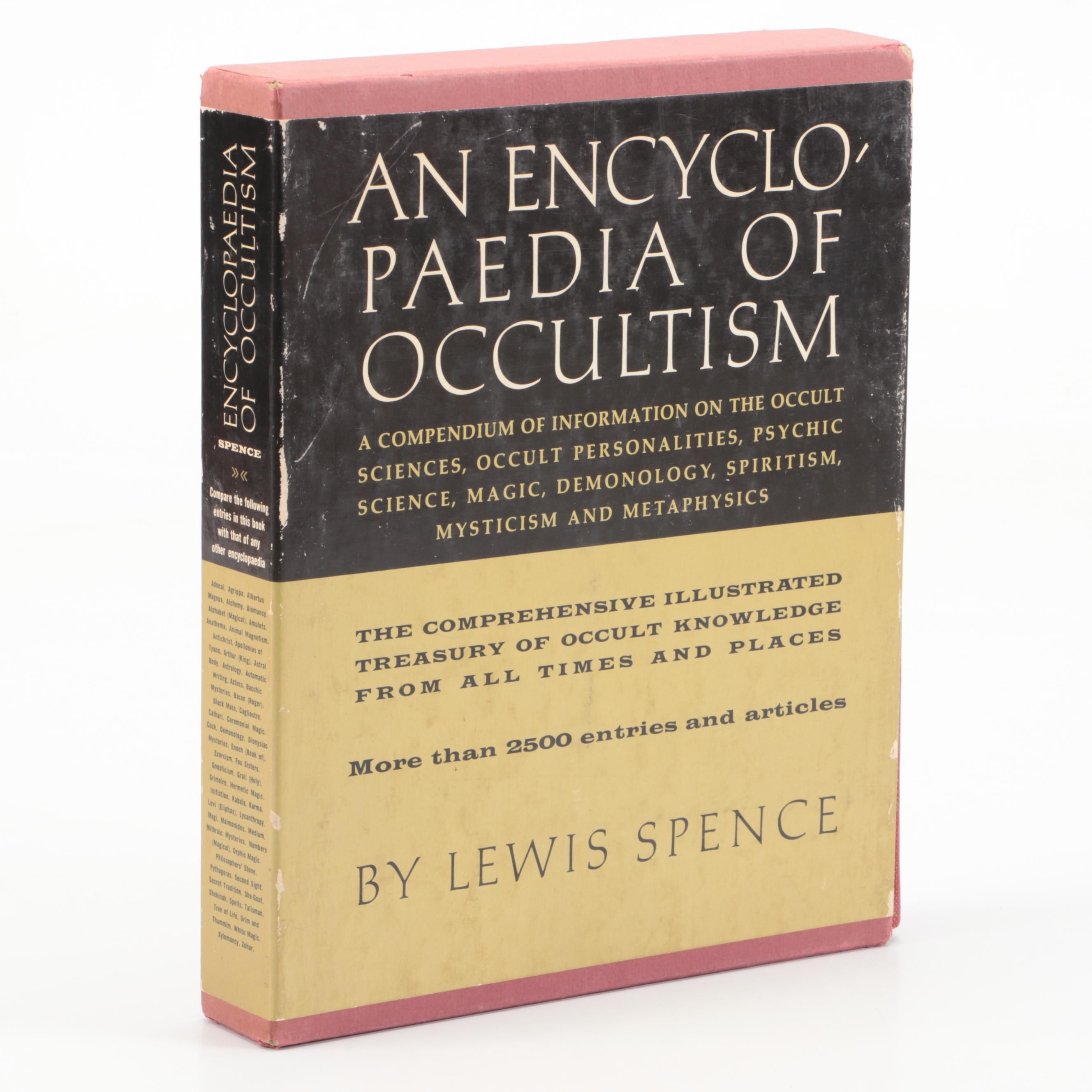 Illustrated "An Encyclopaedia of Occultism" by Lewis Spence, 1960