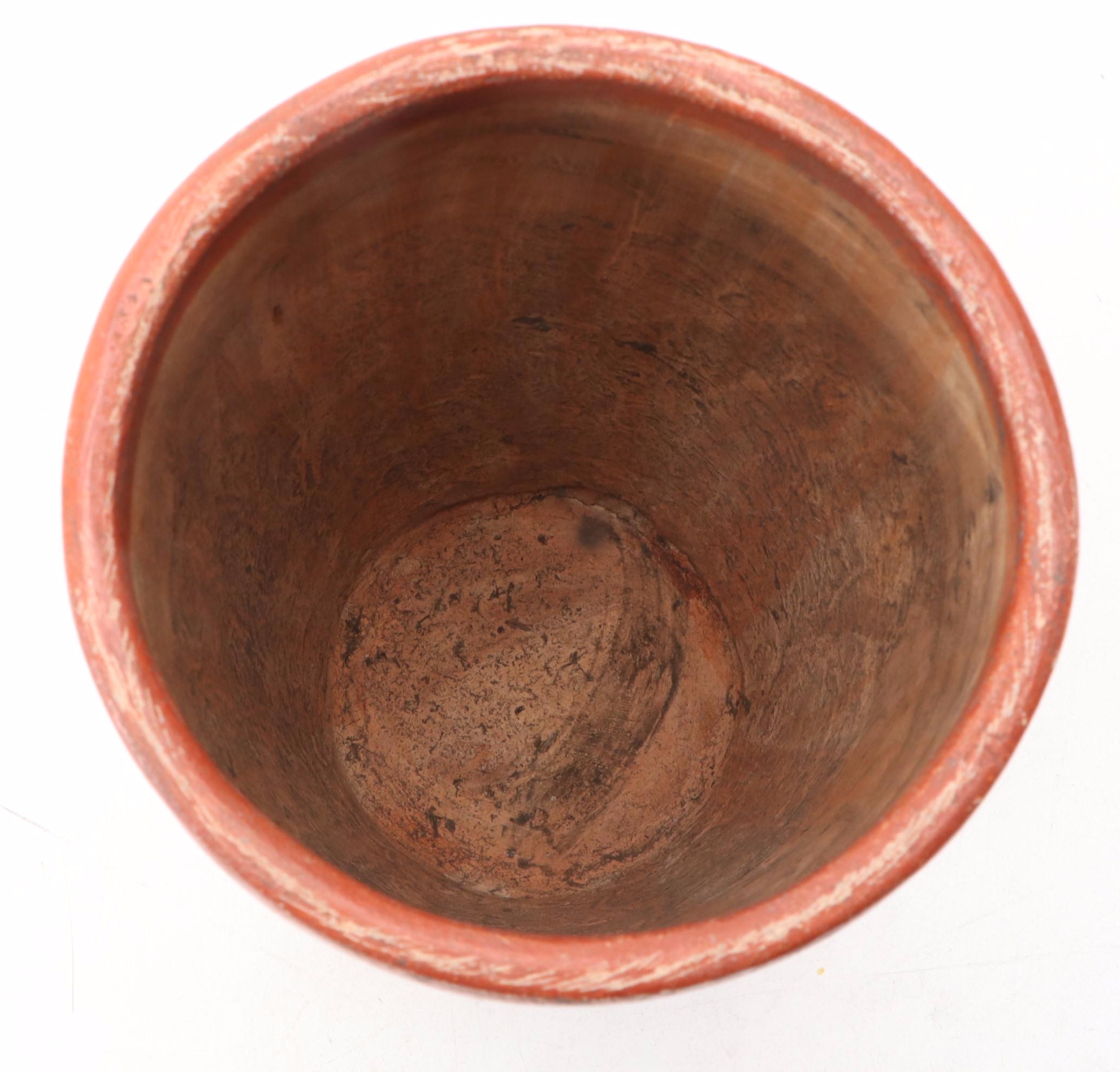 Mayan Inspired Codex-Style Ceramic Vase with Depictions of Mythical Figures