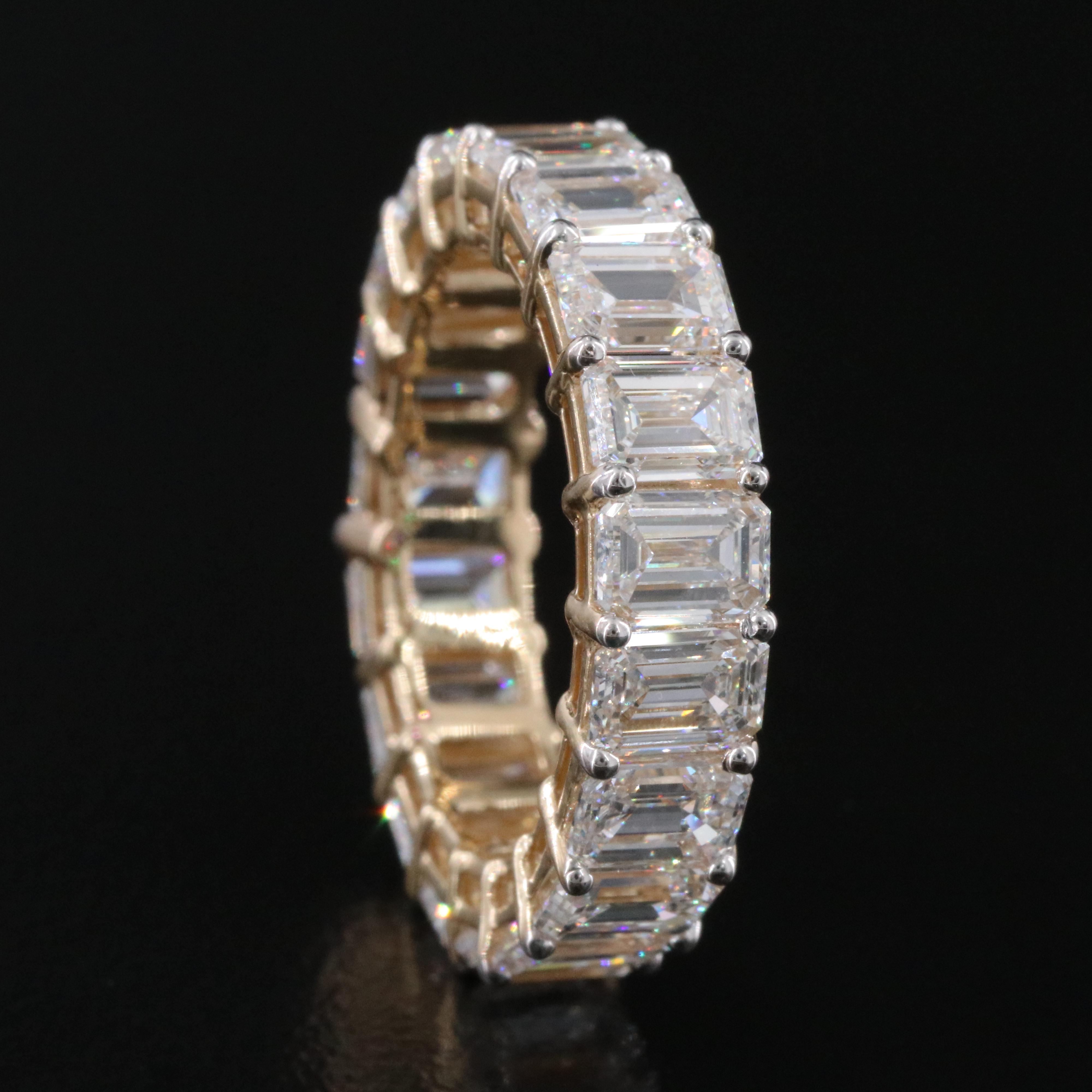 14K 6.86 CTW Lab Grown Diamond Eternity Band