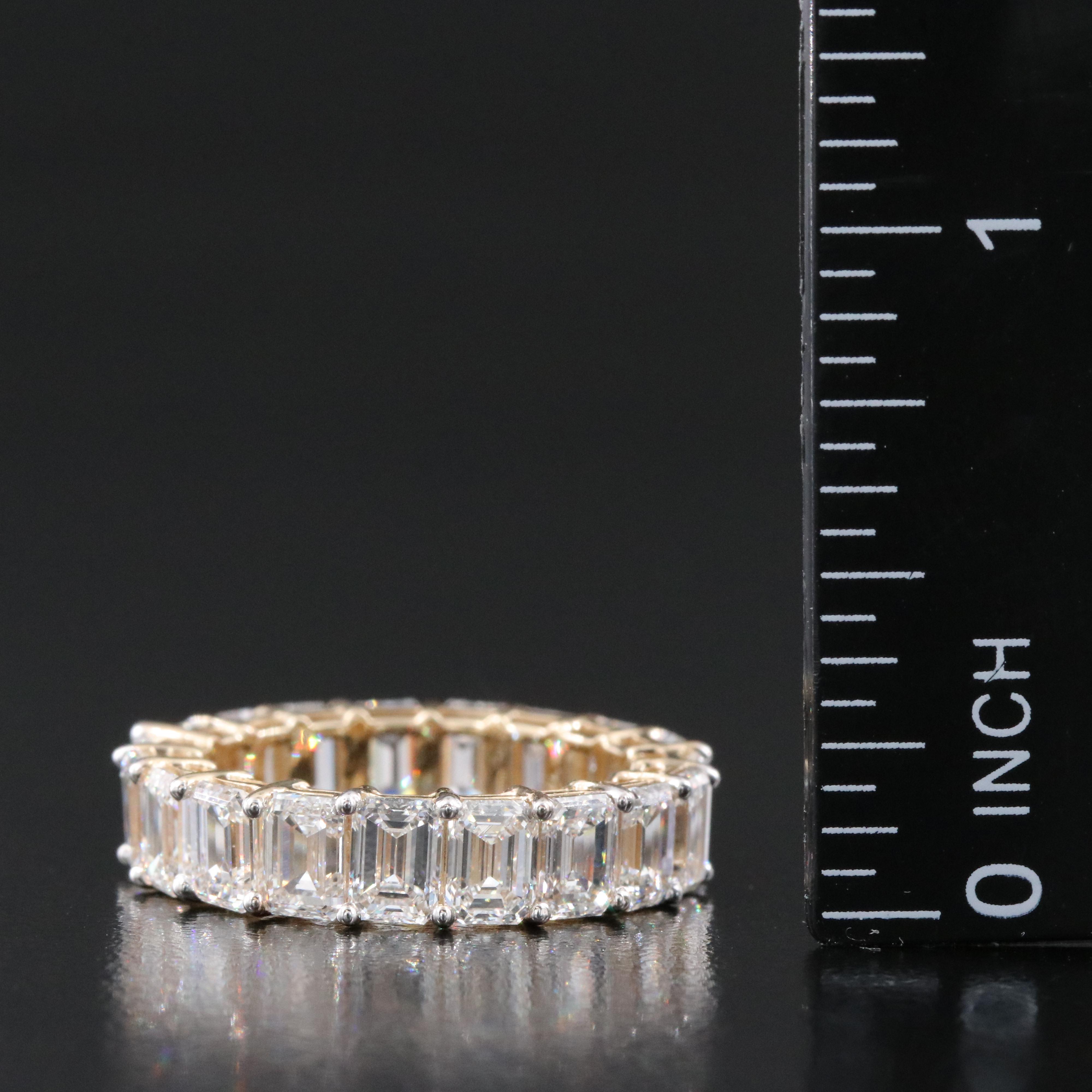 14K 6.86 CTW Lab Grown Diamond Eternity Band
