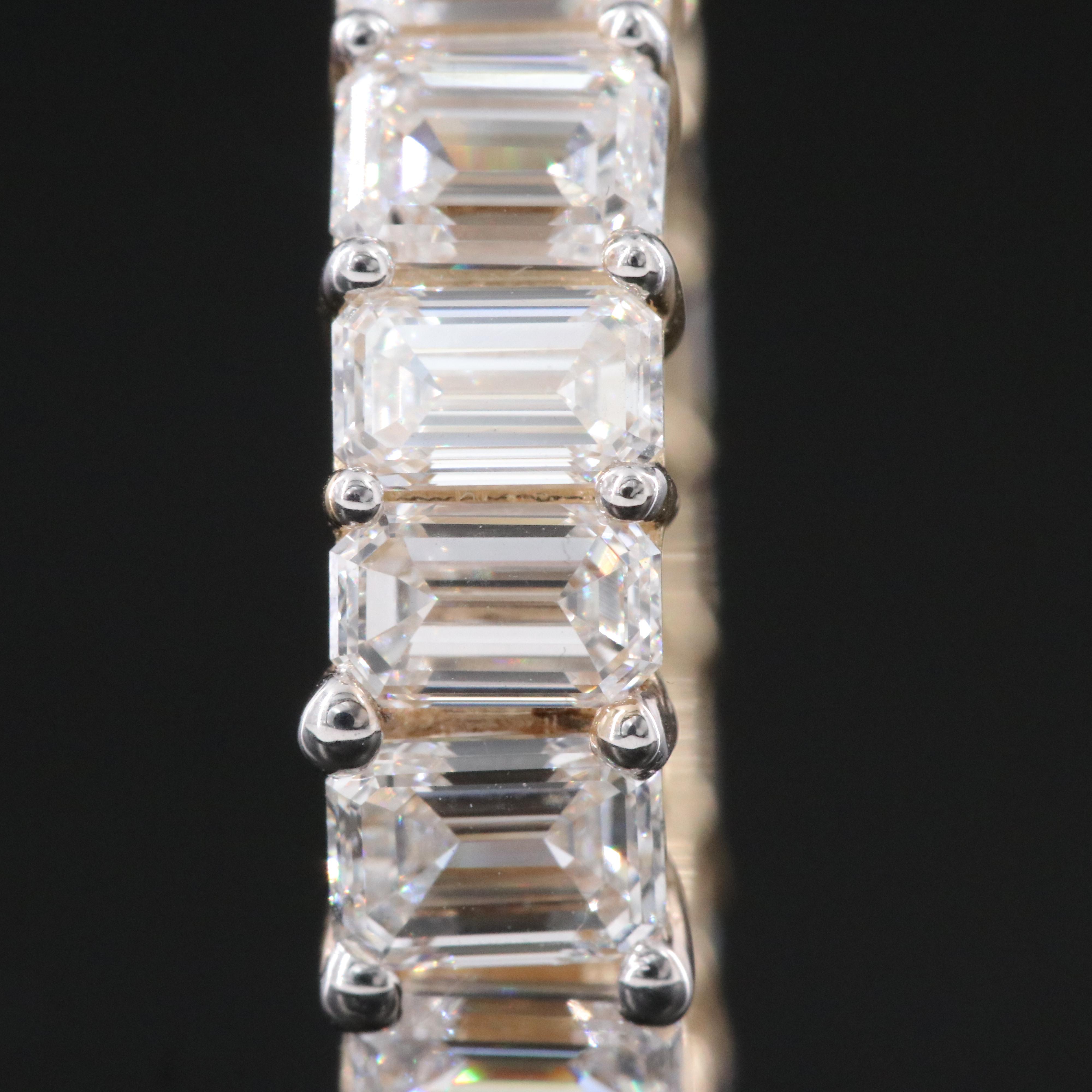 14K 6.86 CTW Lab Grown Diamond Eternity Band