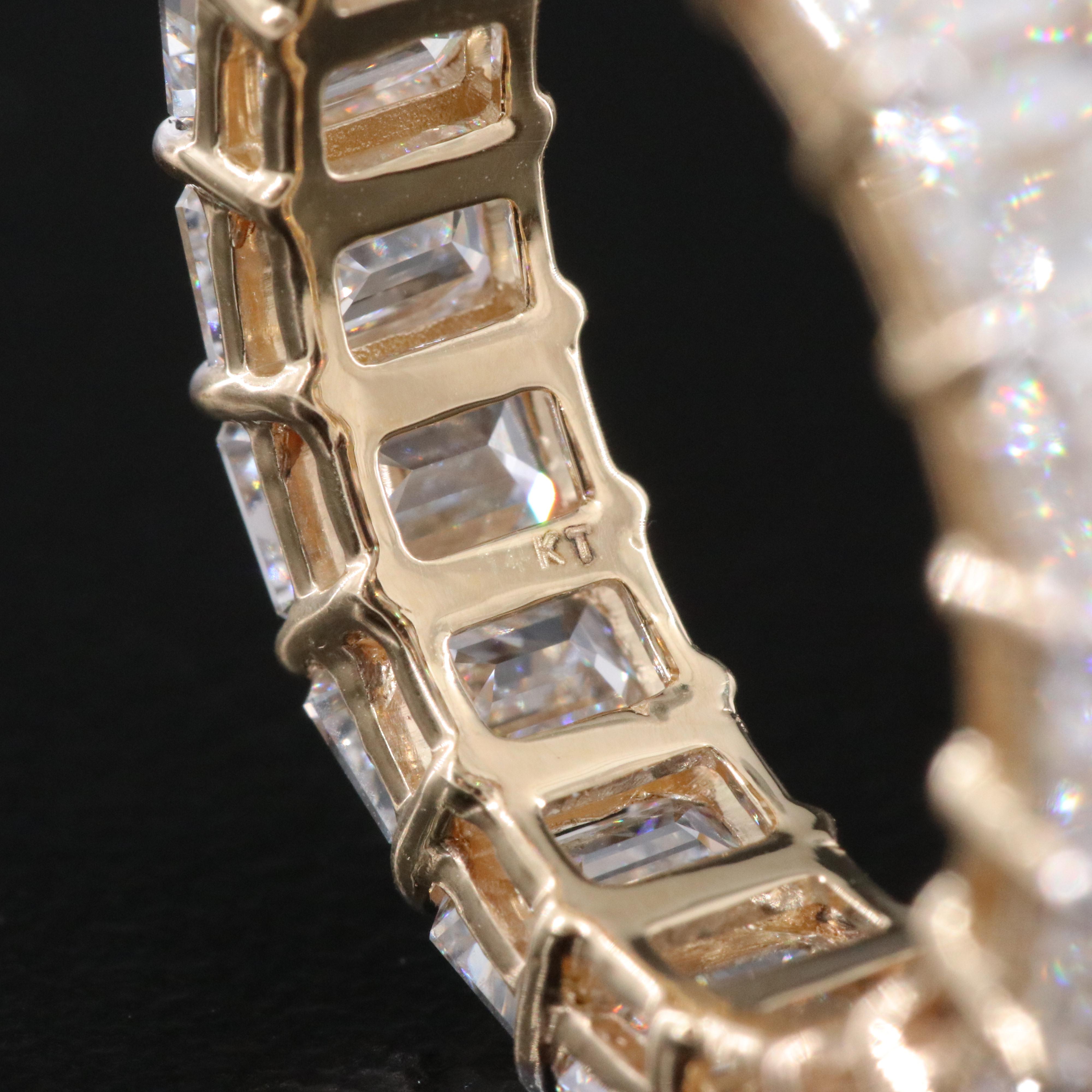 14K 6.86 CTW Lab Grown Diamond Eternity Band