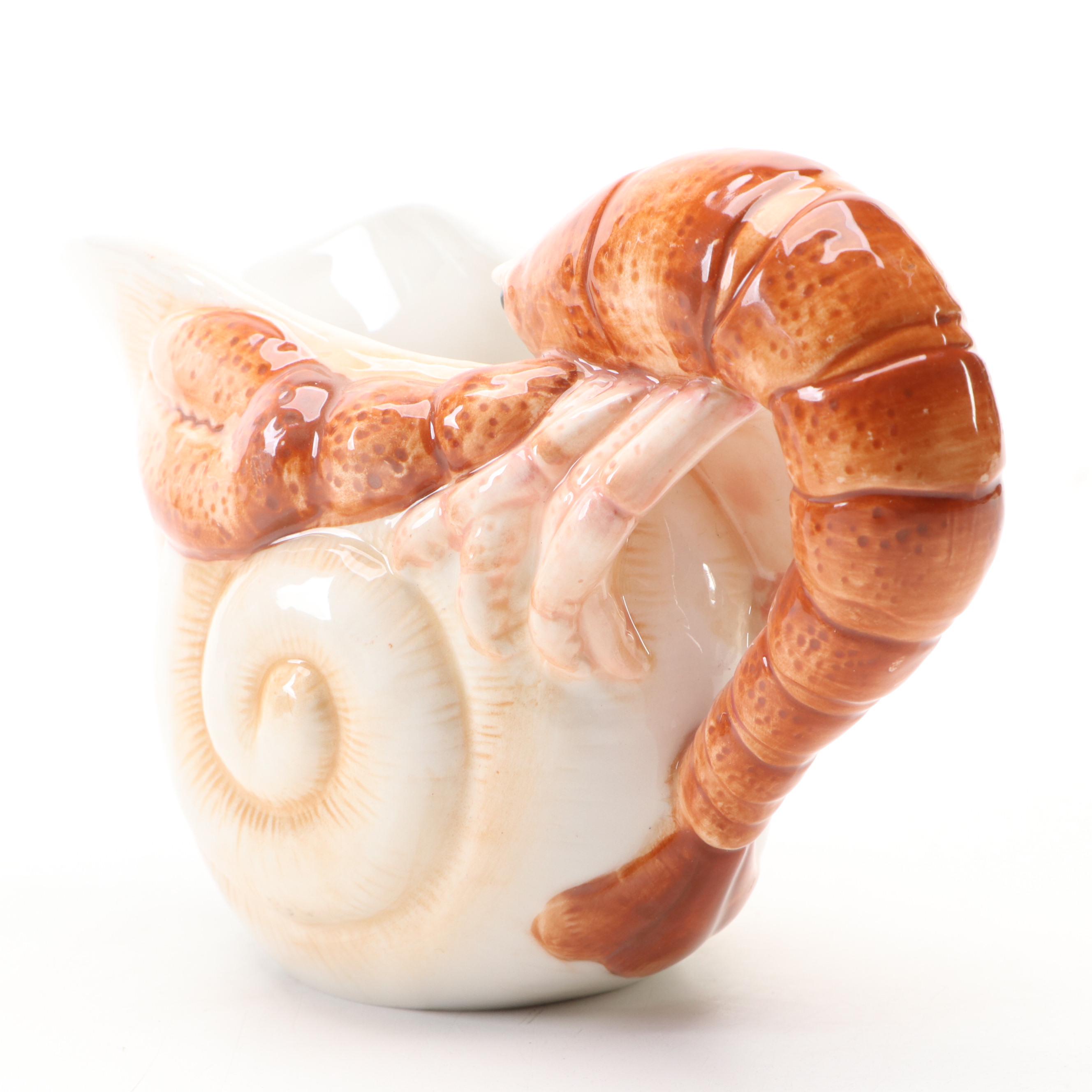 Fitz & Floyd "Seaboard" Ceramic Creamer and Other Noah's Ark Teapot