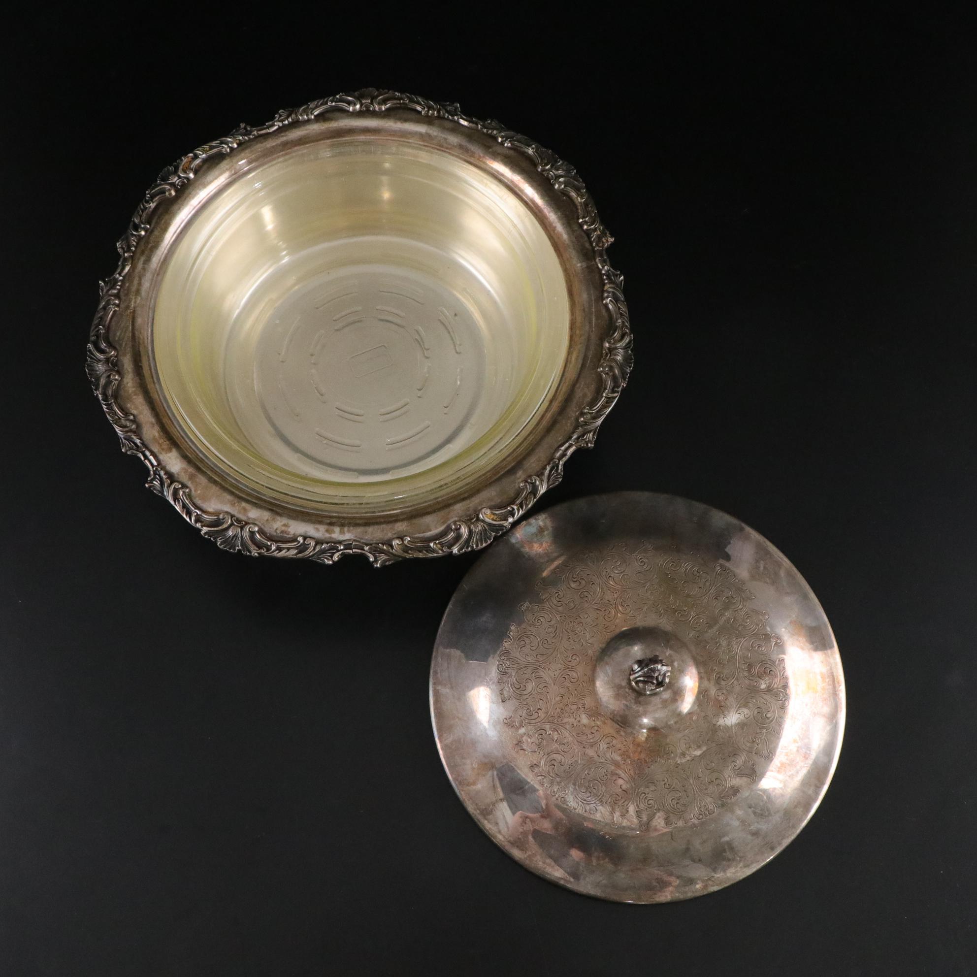 Oneida "Ascot" Silver Plate Serving Dish & More