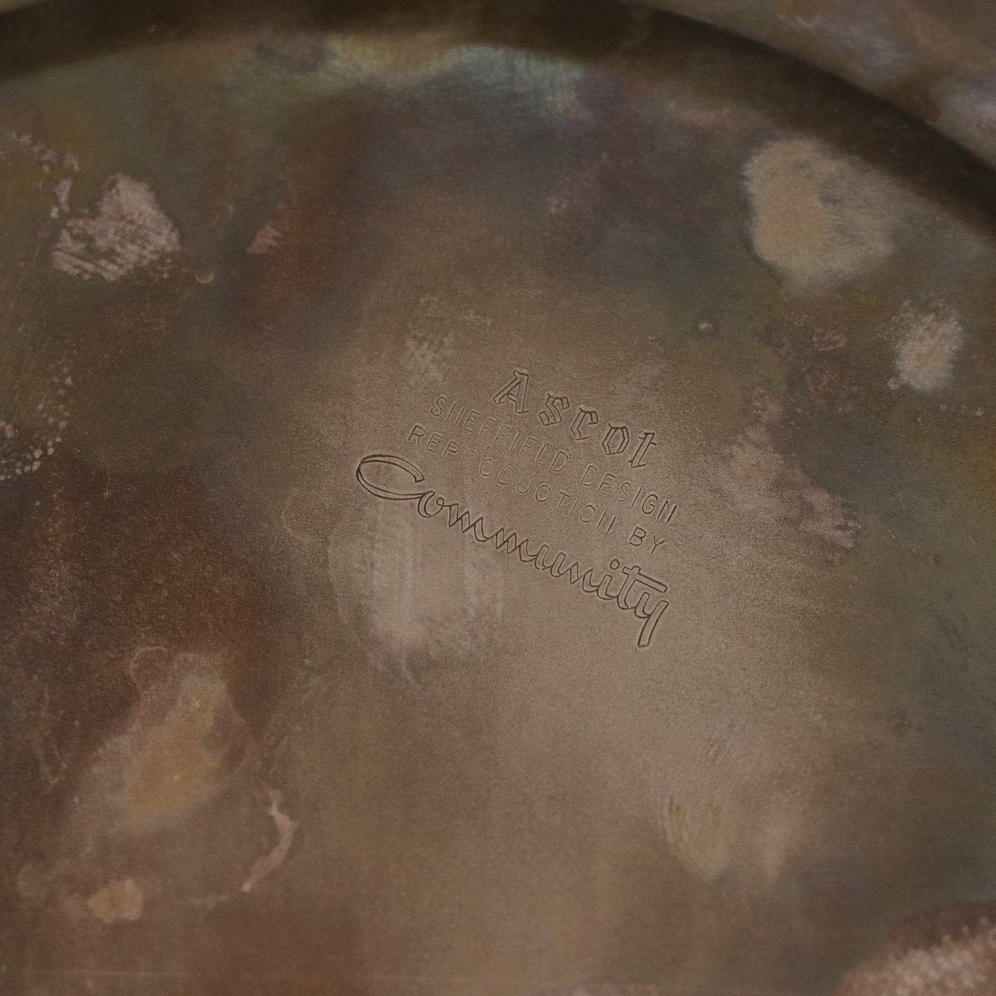 Oneida "Ascot" Silver Plate Serving Dish & More