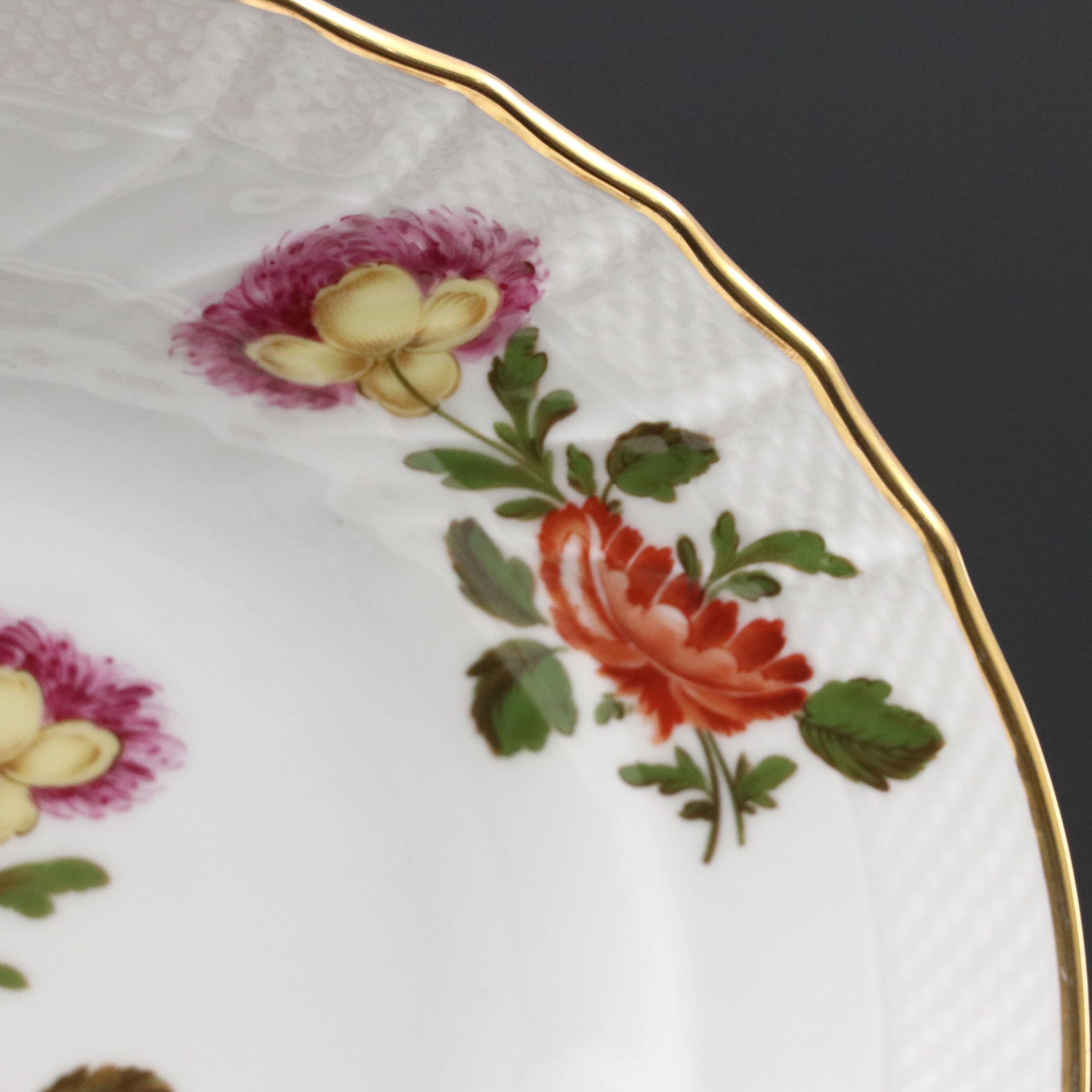Richard Ginori "Fleurs"  Porcelain Plates