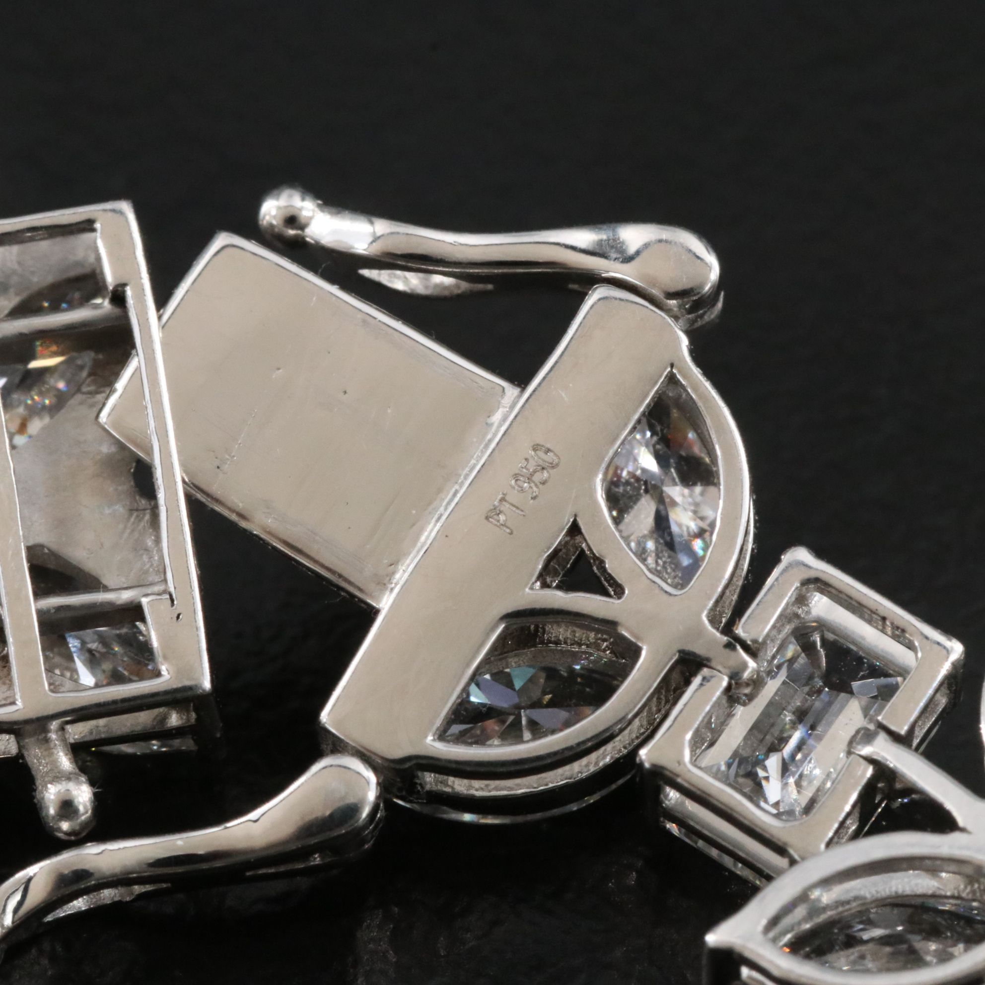 Platinum 23.94 CTW Lab Grown Diamond Bracelet