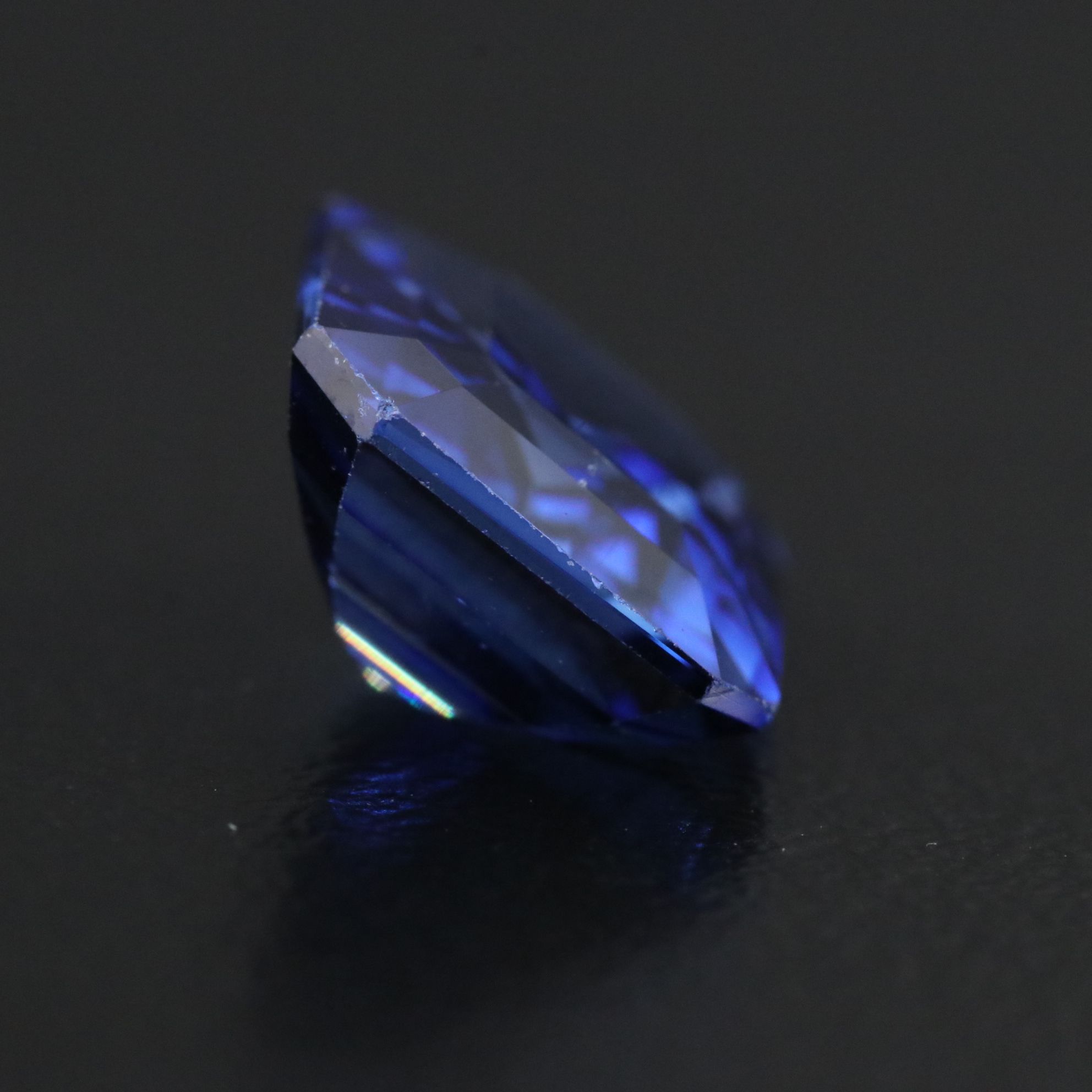 Loose 7.30 CT Lab Grown Sapphire