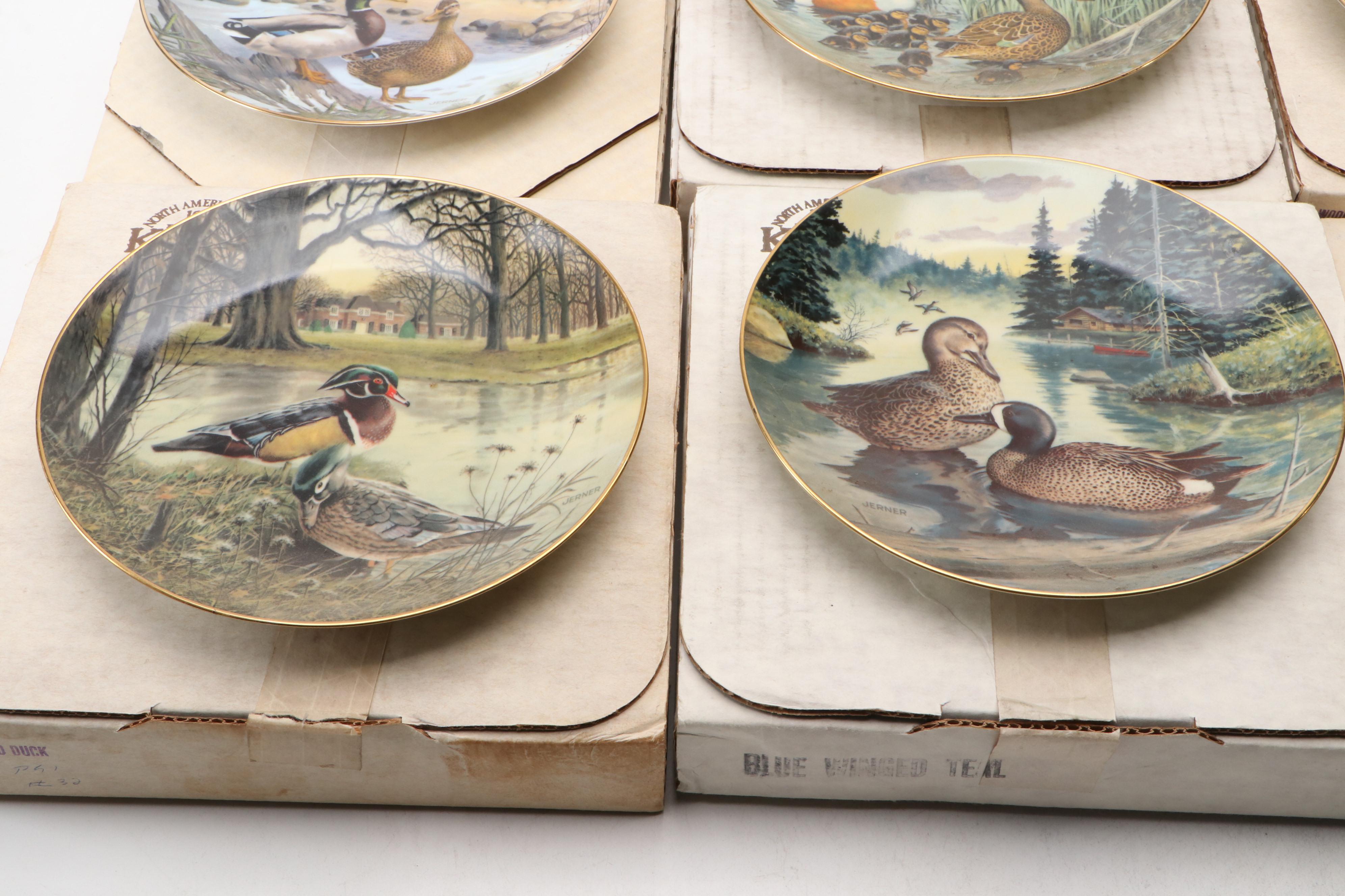 Bart Jerner "Living with Nature: Jerner's Ducks" Ceramic Collector Plates
