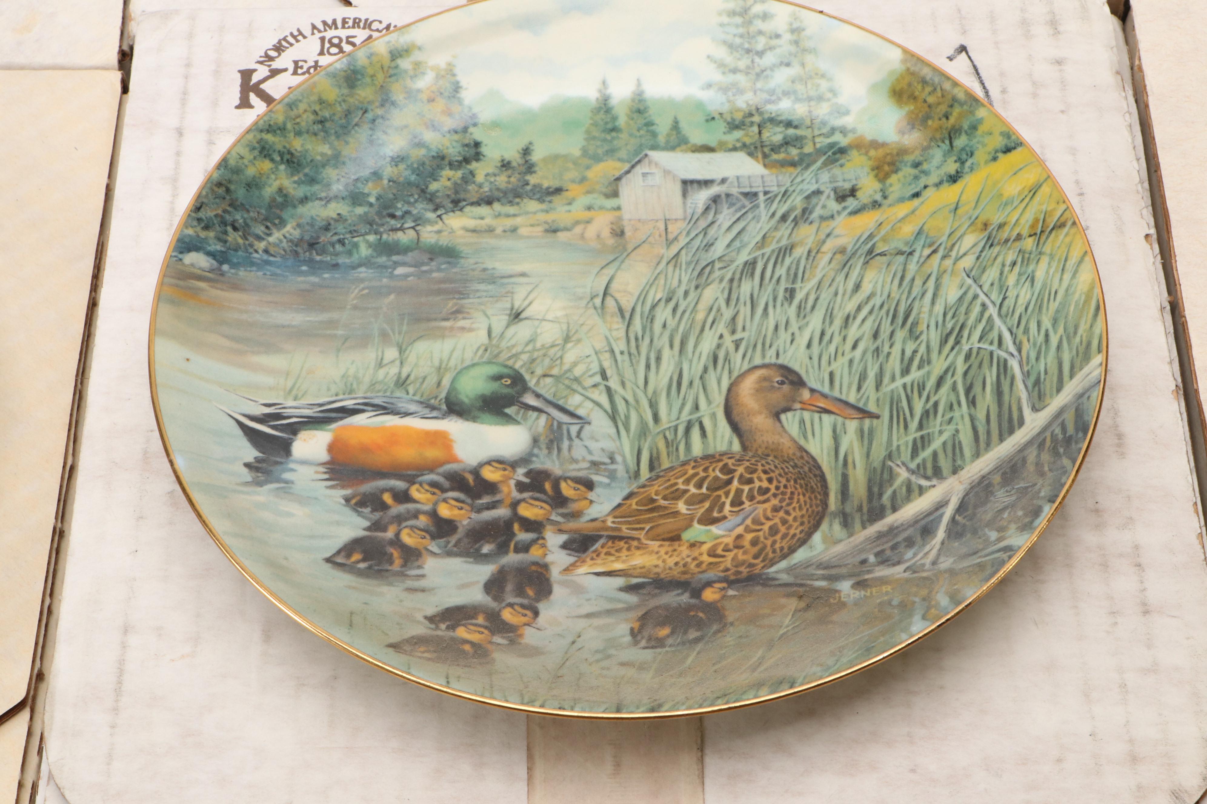 Bart Jerner "Living with Nature: Jerner's Ducks" Ceramic Collector Plates