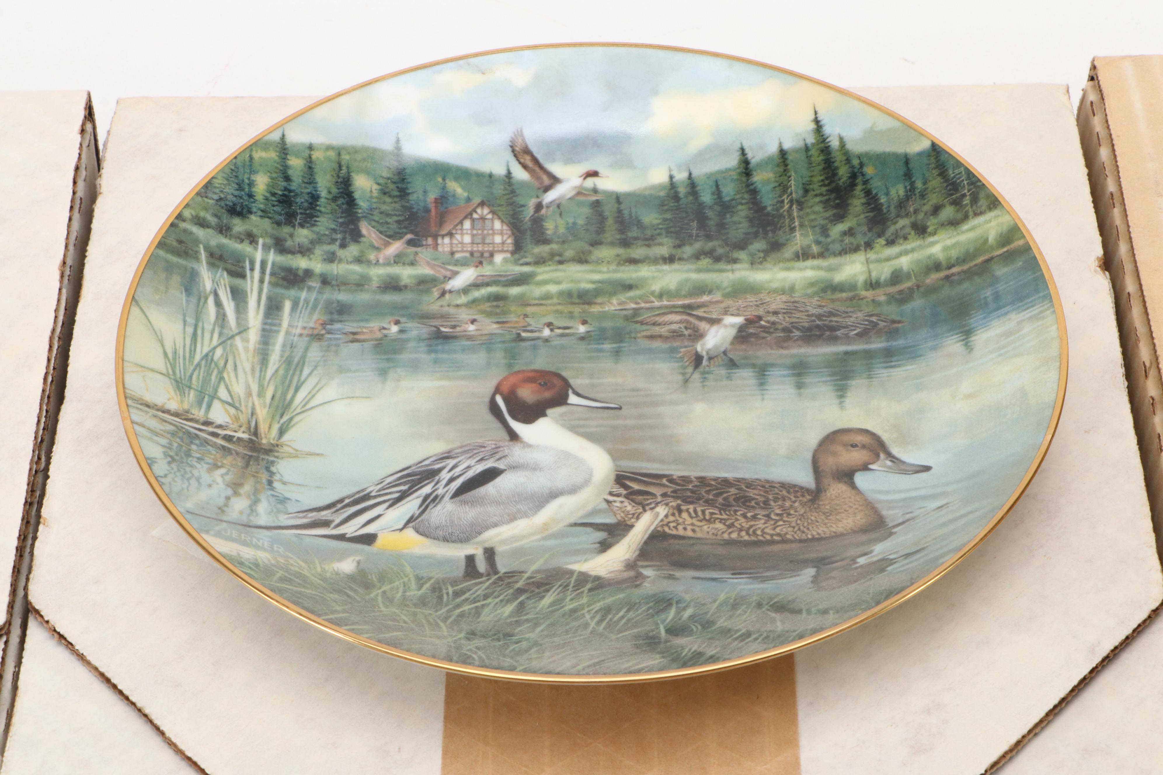 Bart Jerner "Living with Nature: Jerner's Ducks" Ceramic Collector Plates