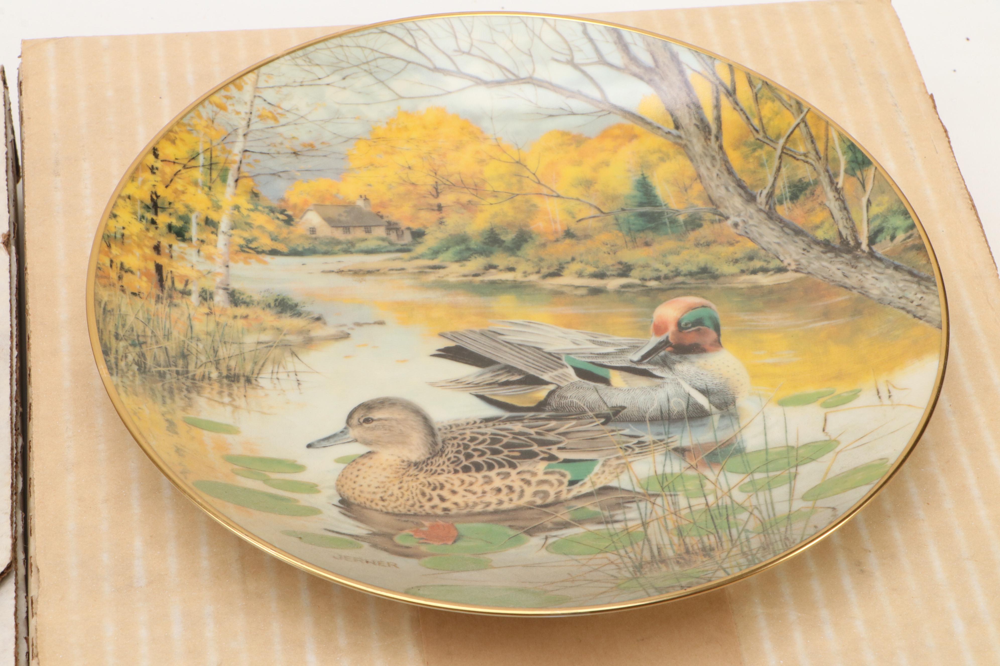 Bart Jerner "Living with Nature: Jerner's Ducks" Ceramic Collector Plates