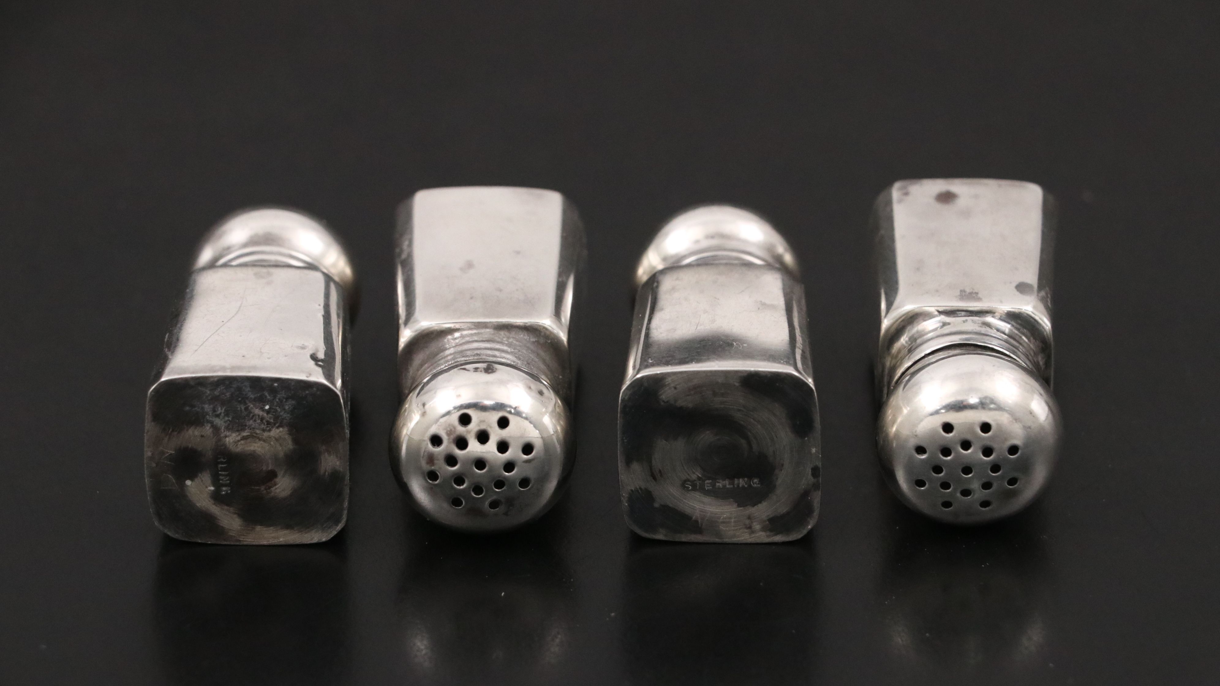 Tiffany & Co. with Other Sterling Silver Sipping Spoons and Shakers