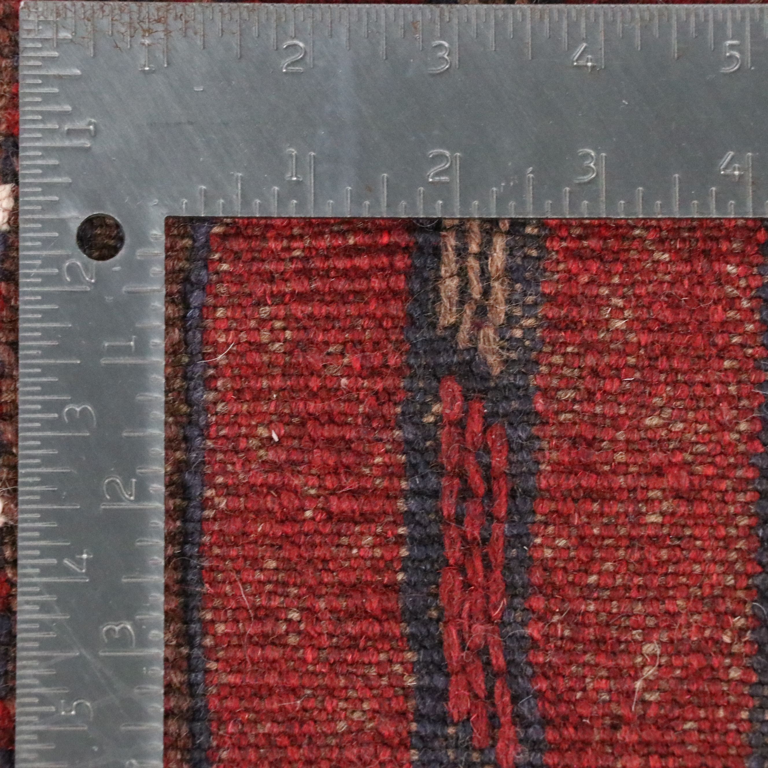 1'10 x 7'10 Hand-Knotted Afghan Mashwani Carpet Runner