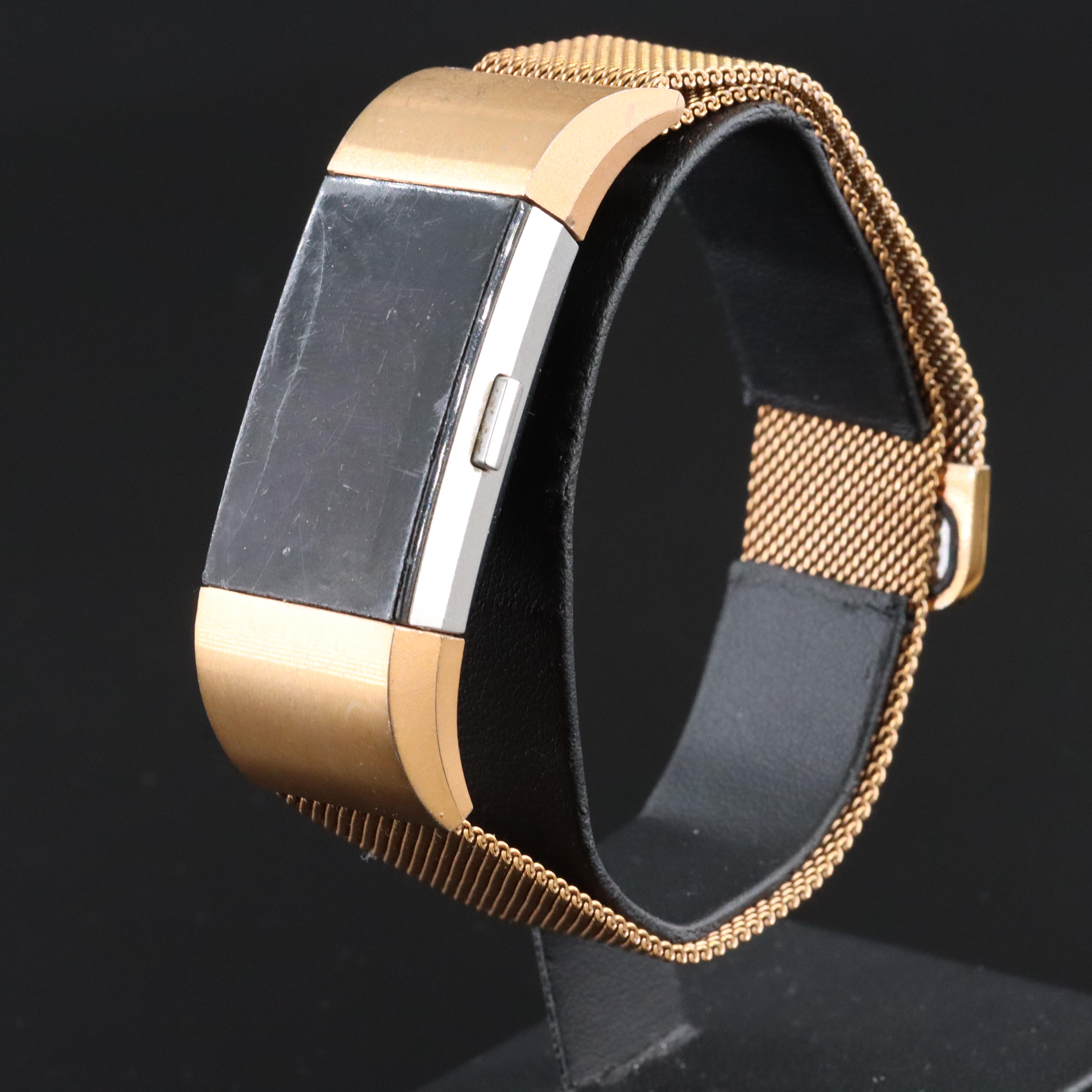 Fitness Tracker Stainless Steel Watch with Extra Mesh Bands