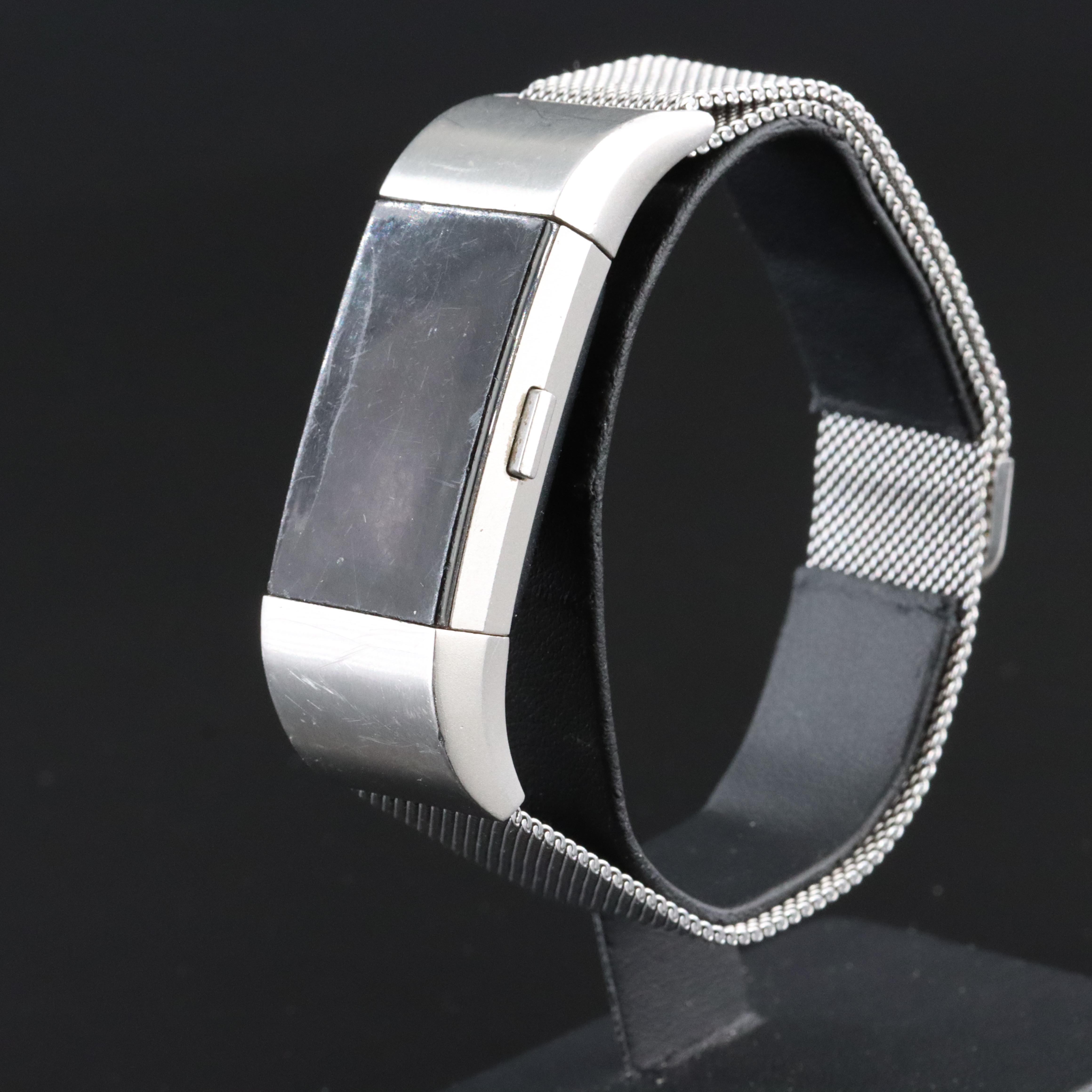 Fitness Tracker Stainless Steel Watch with Extra Mesh Bands