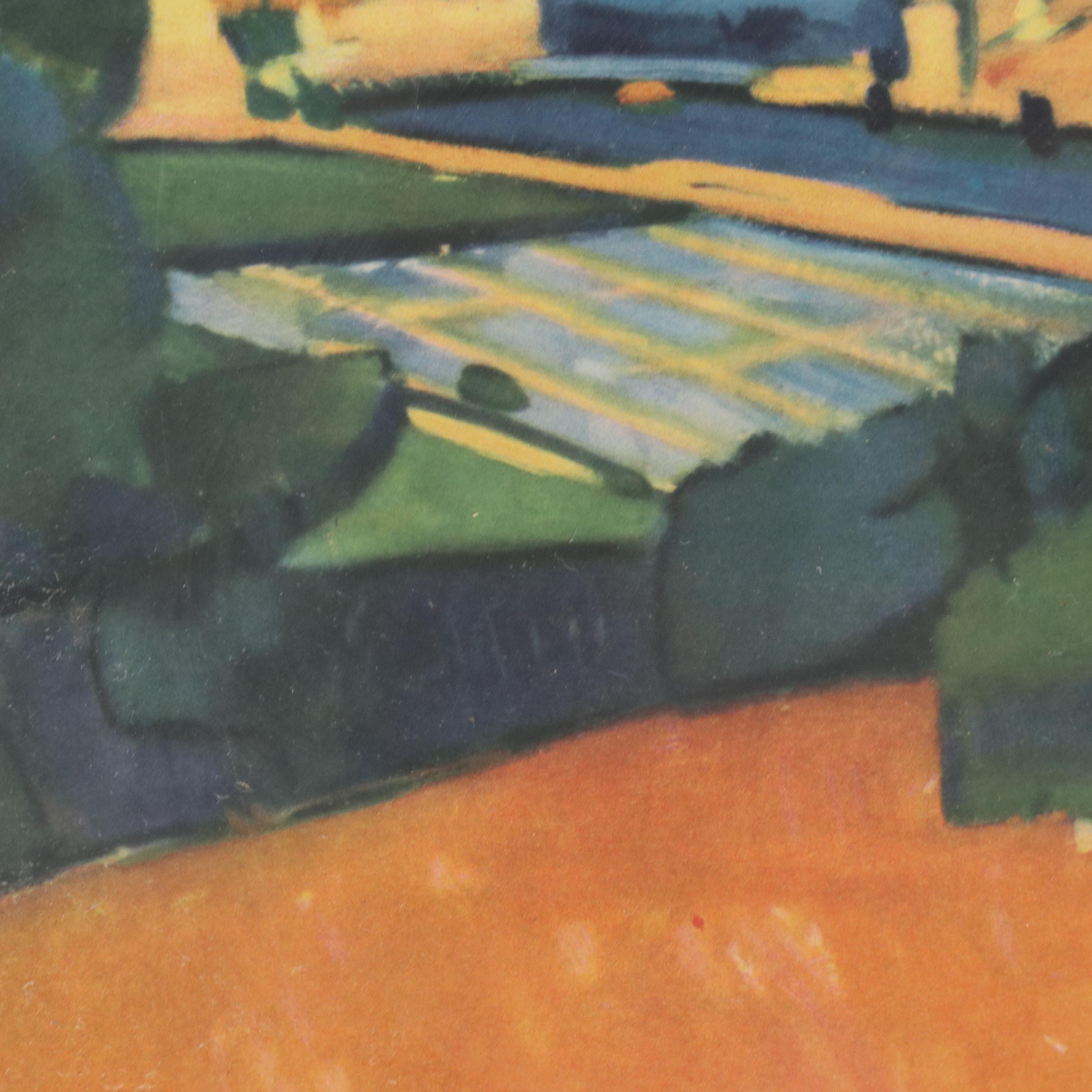 After André Derain Offset Lithograph "The Blue Oak"