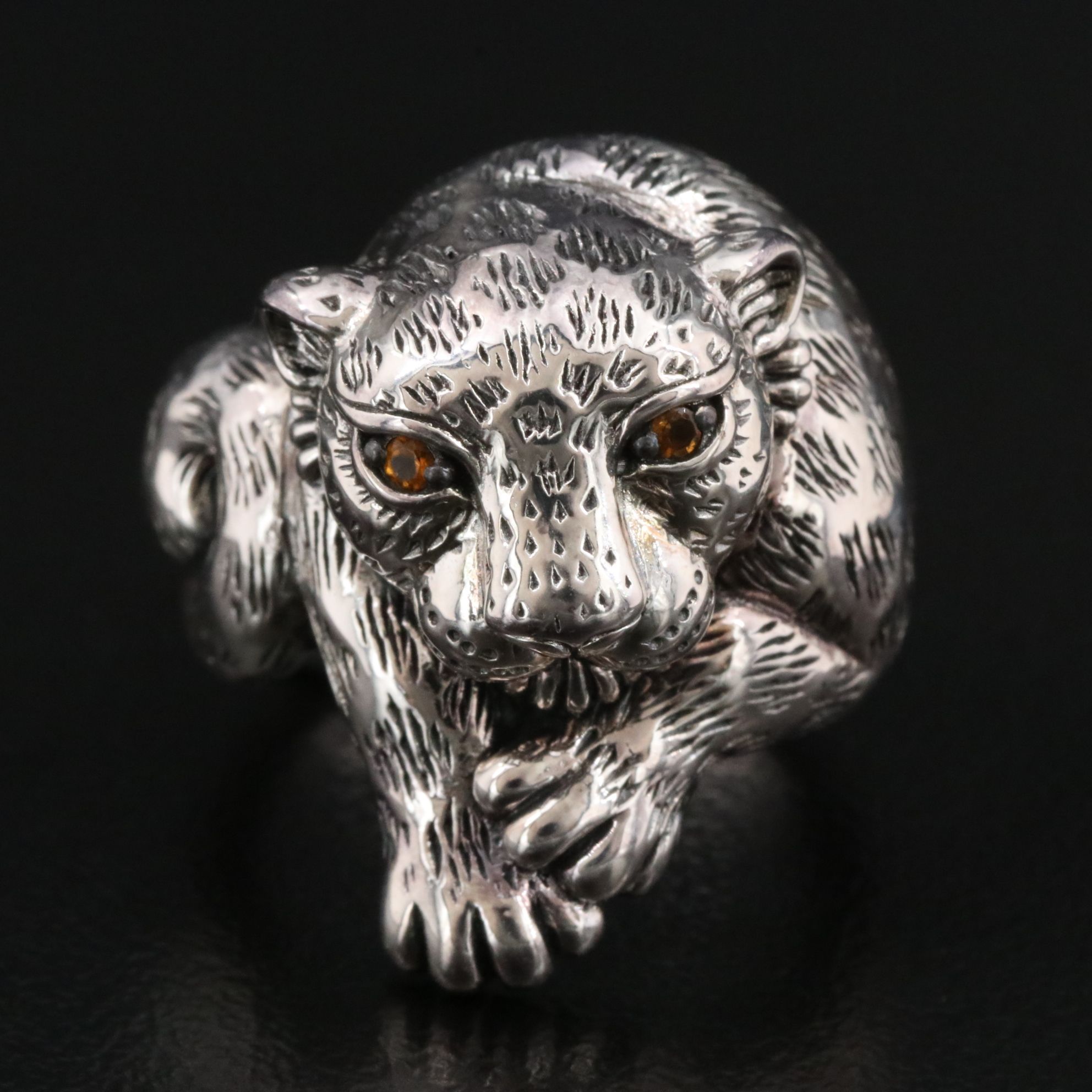 JAi by John Hardy Sterling Citrine Leopard Ring