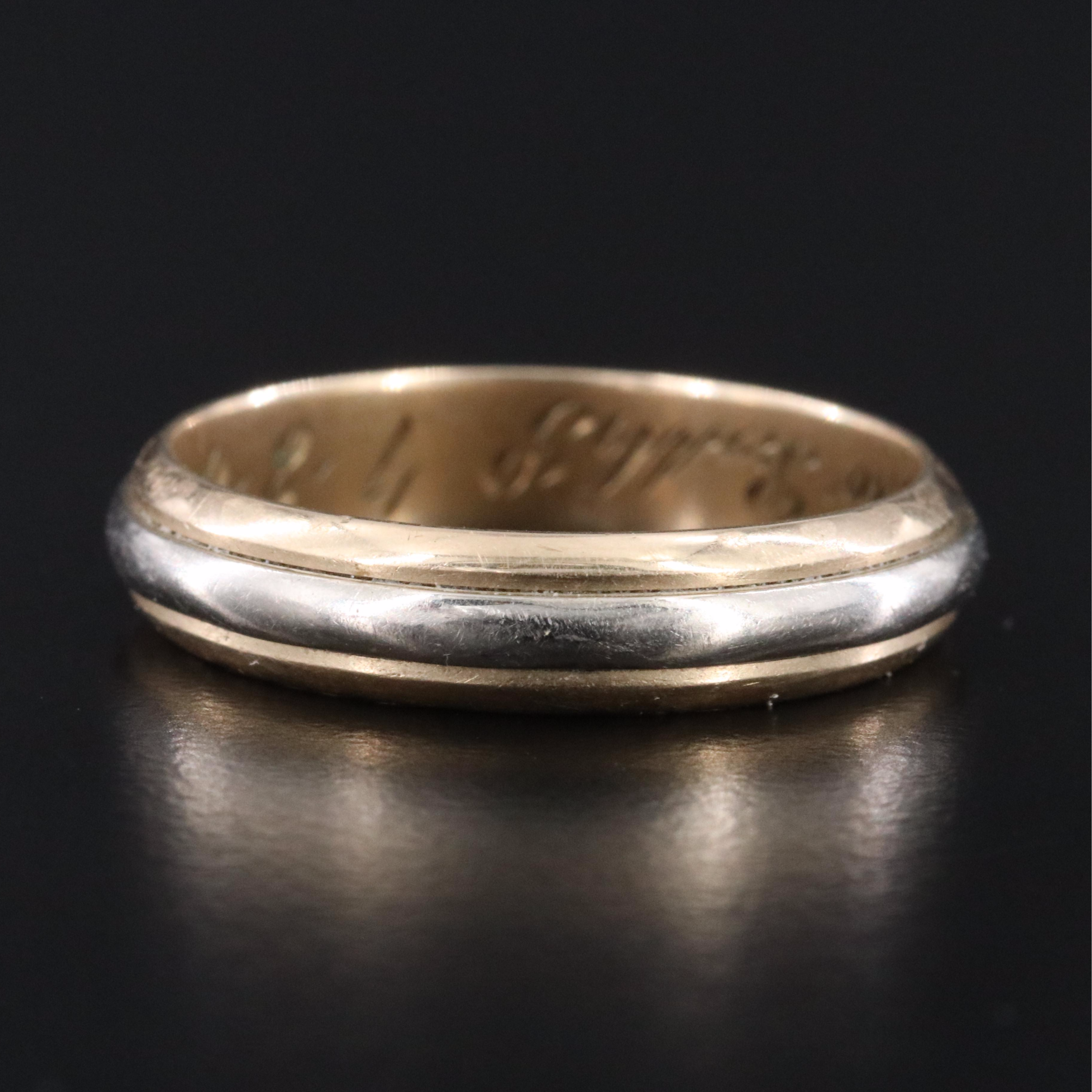 Vintage 14K Band