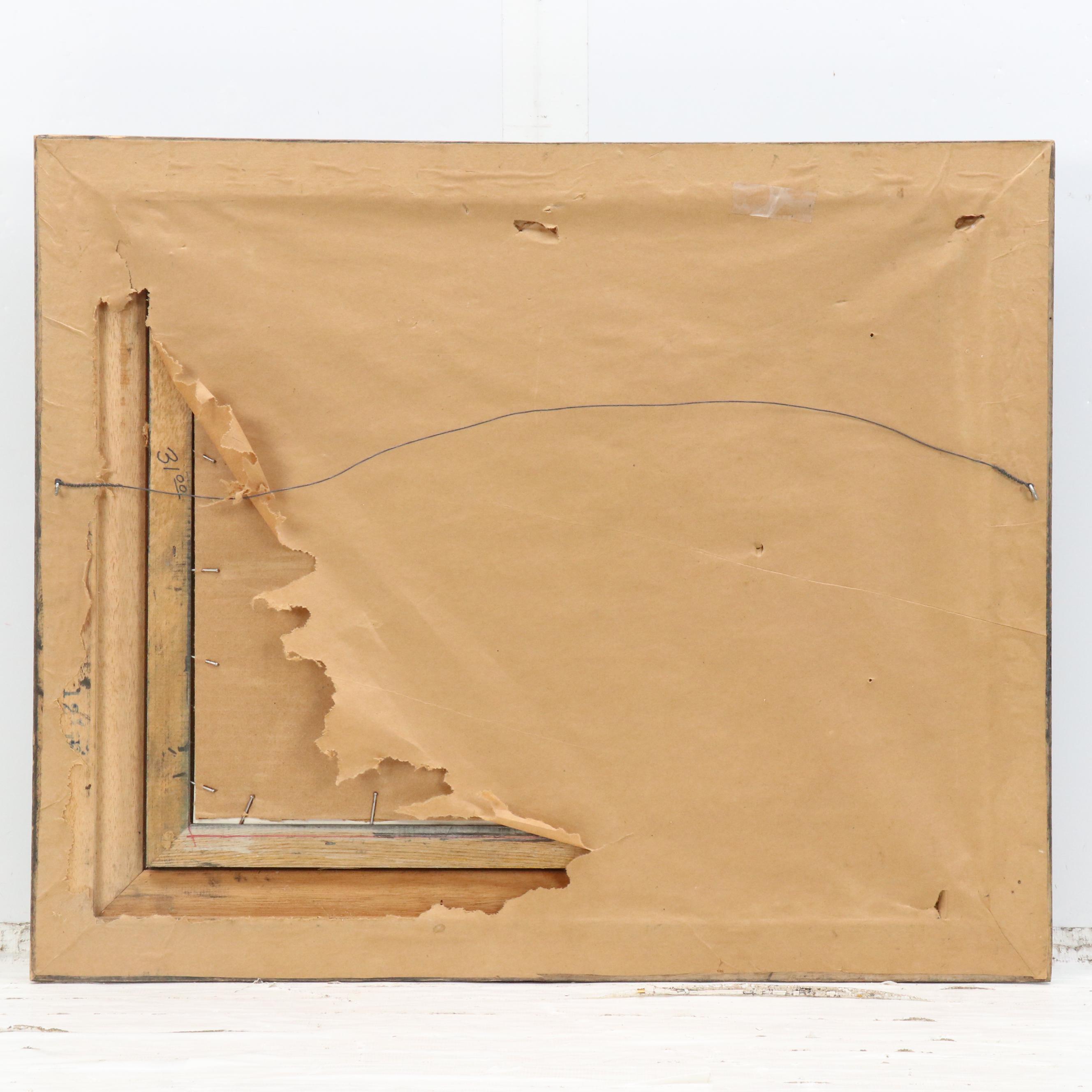 After Rockwell Kent Offset Lithograph "Winter, Monhegan Island"