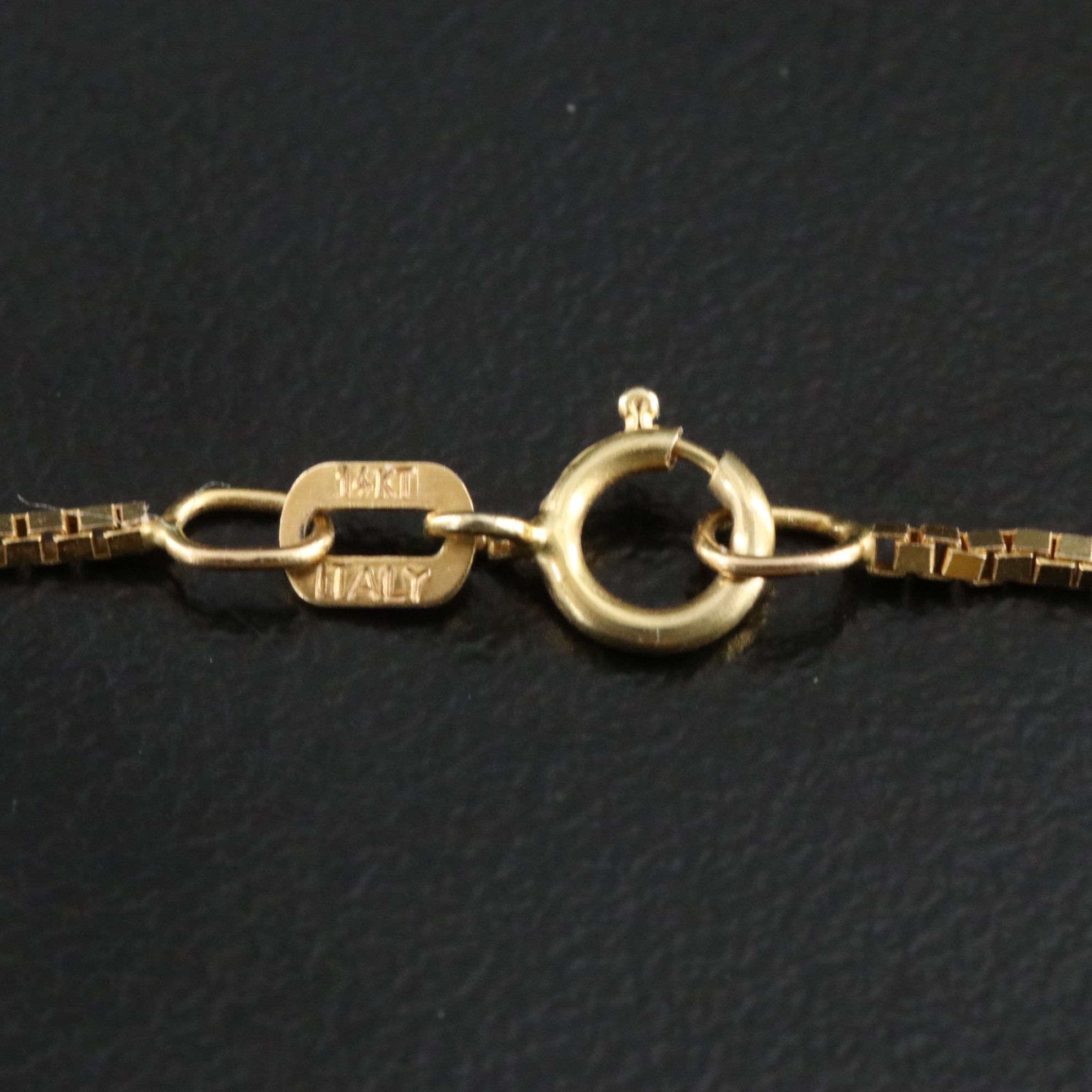 14K Chinese "Good Fortune" Jadeite Pendant Necklace