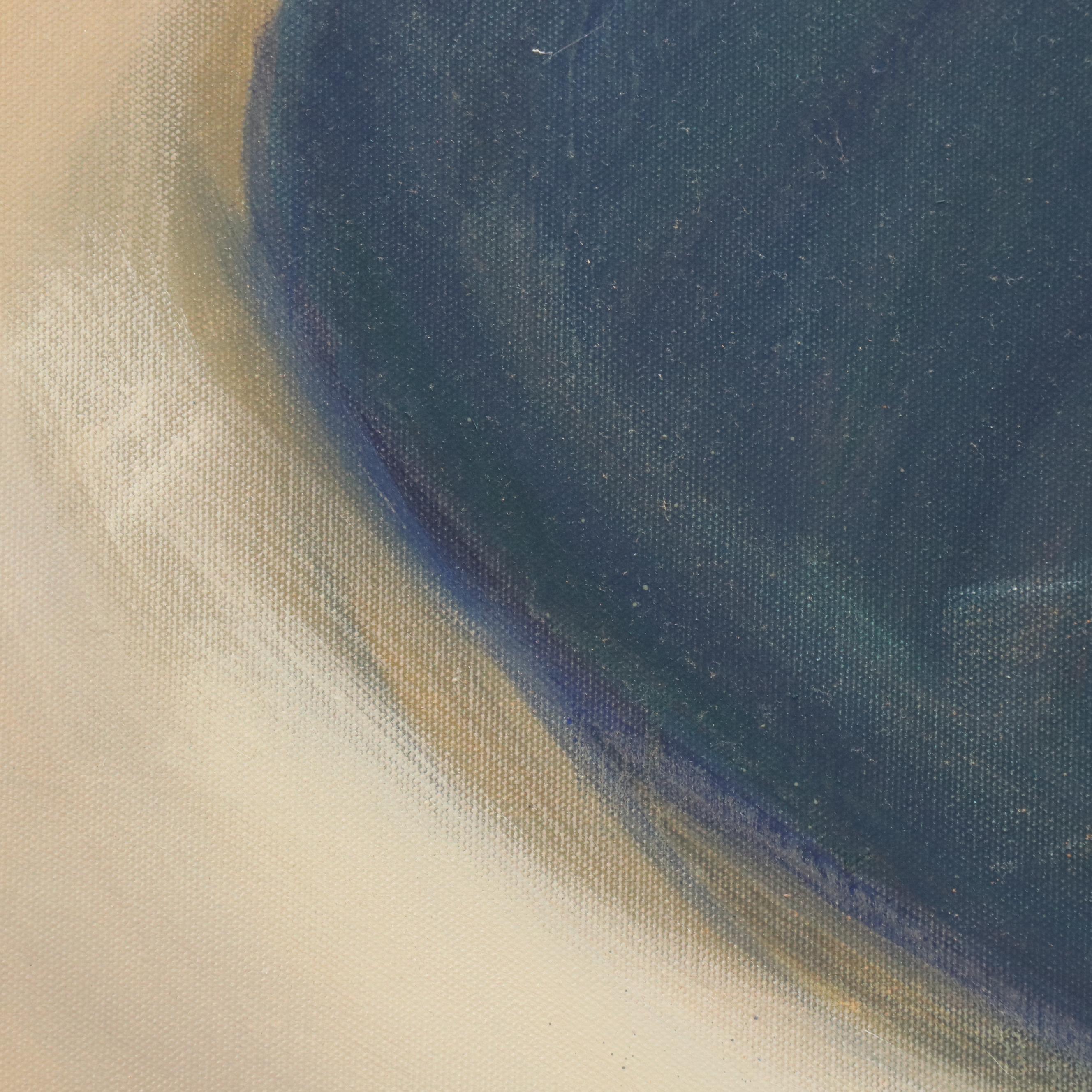 Barbara Quinn Still Life Oil Painting "Oranges in a Blue Bowl"