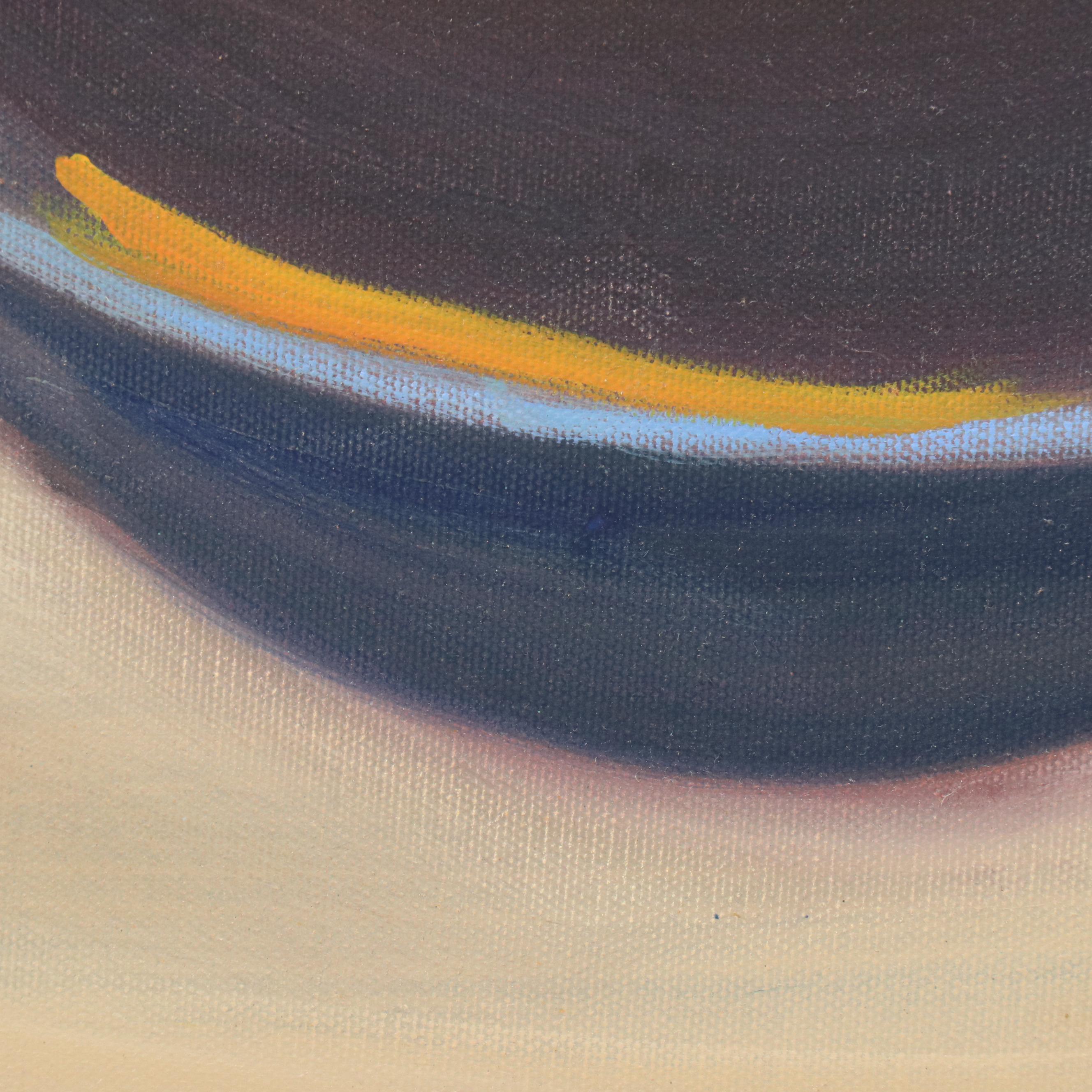 Barbara Quinn Still Life Oil Painting "Oranges in a Blue Bowl"