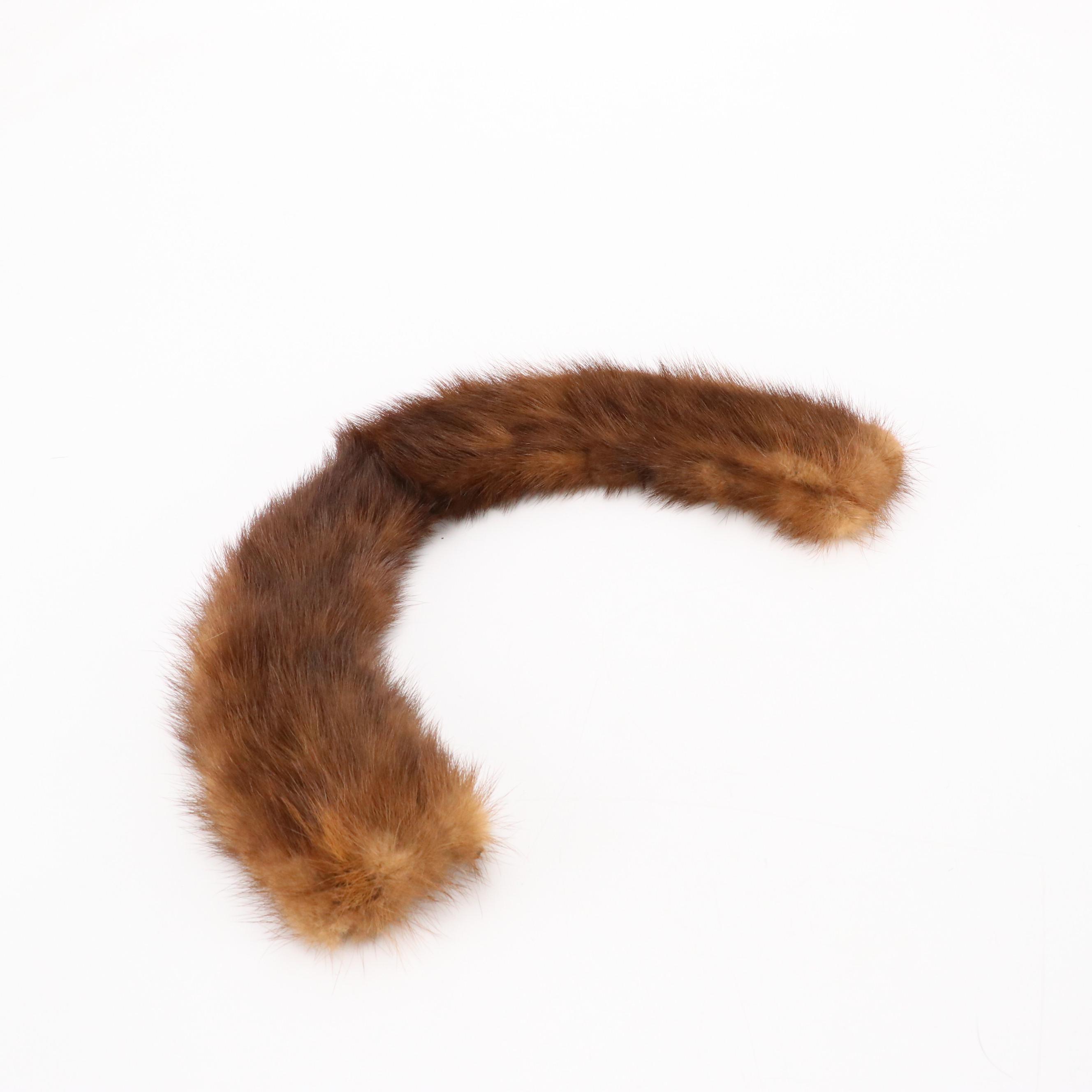 White Rabbit Fur Muff Hand Warmer with Fox Fur and Mink Fur Collars