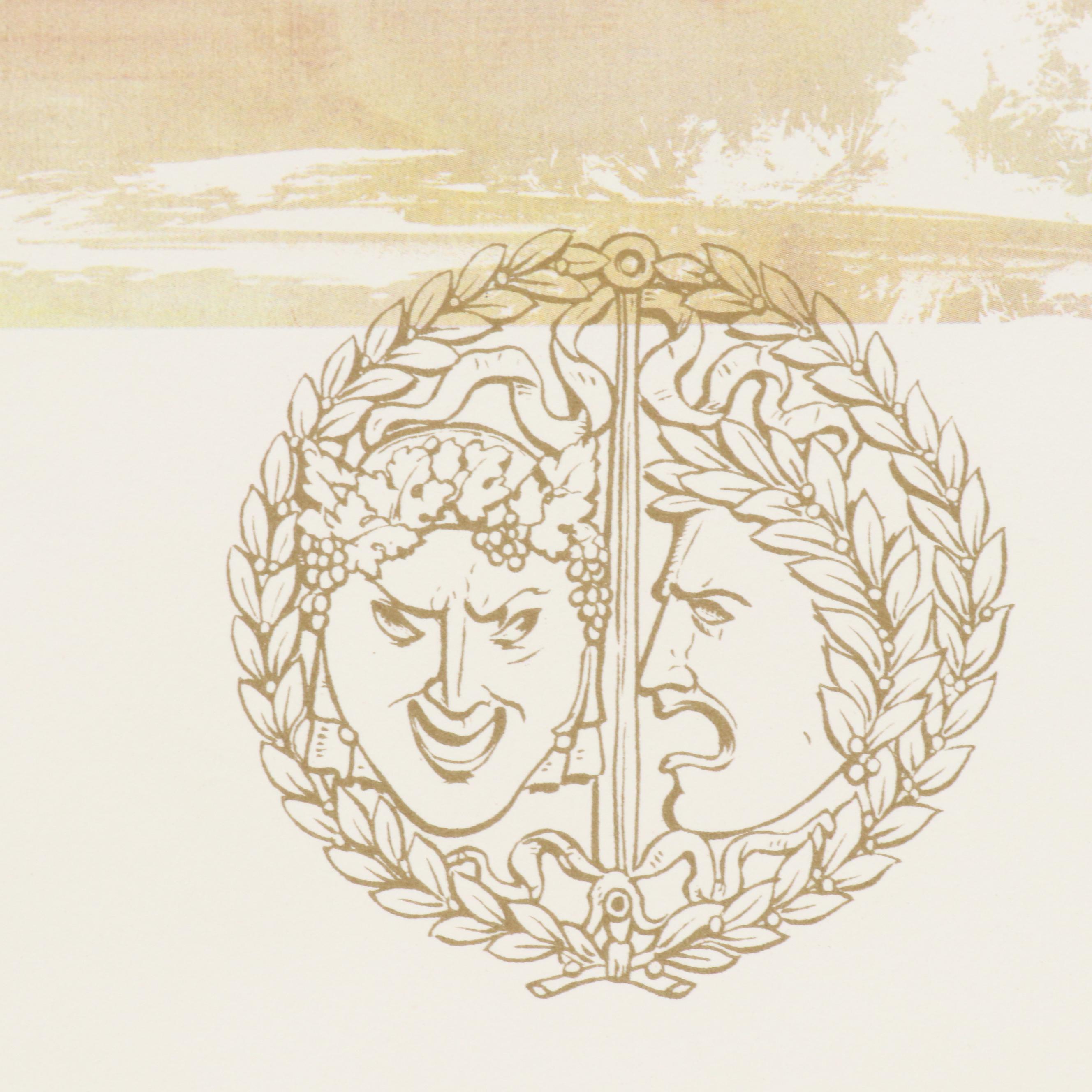 Katharine Hepburn Signed Everett Raymond Kinstler Offset Lithograph, 1980