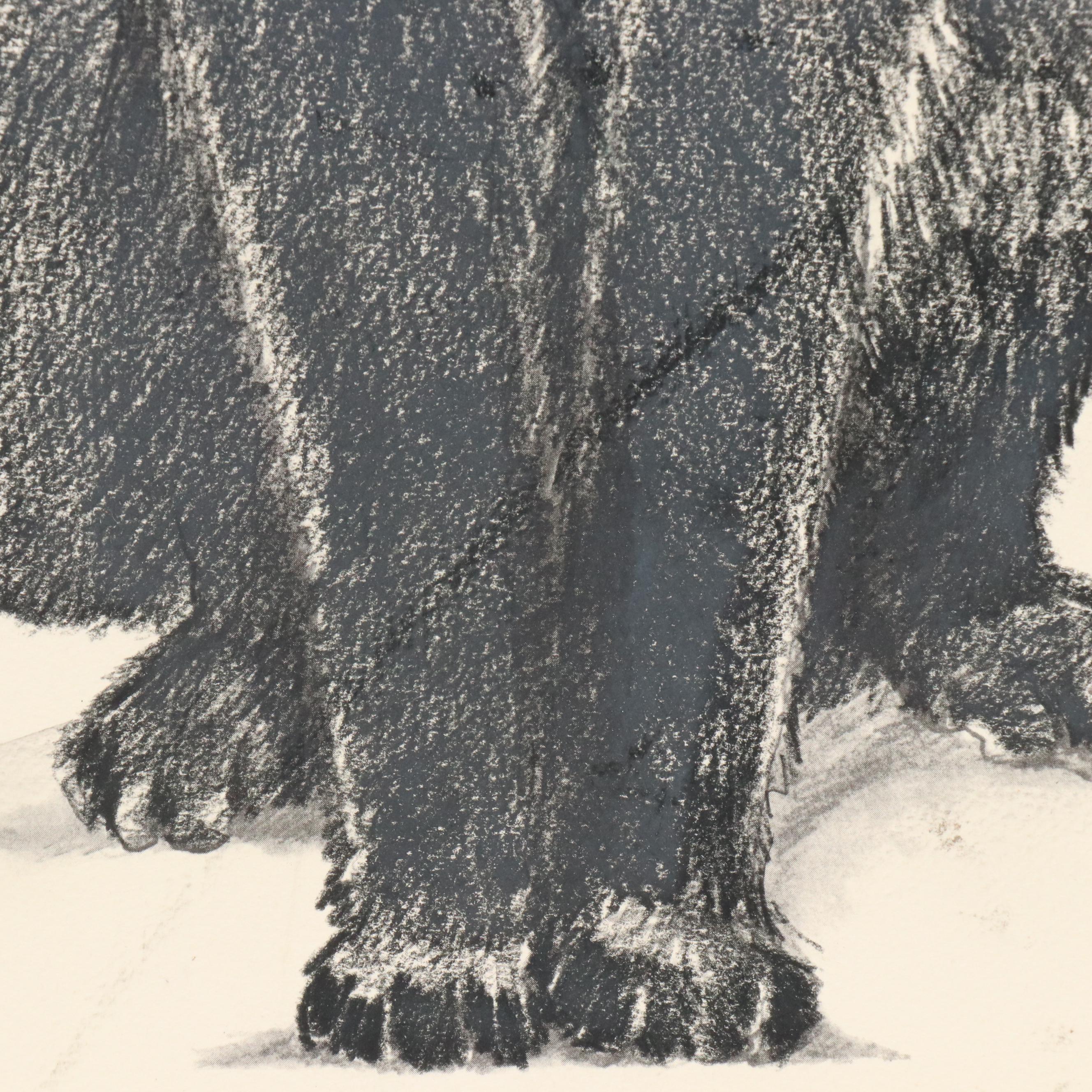 W. A. S. Hatch Mixed Technique Composition of Cats, 1988