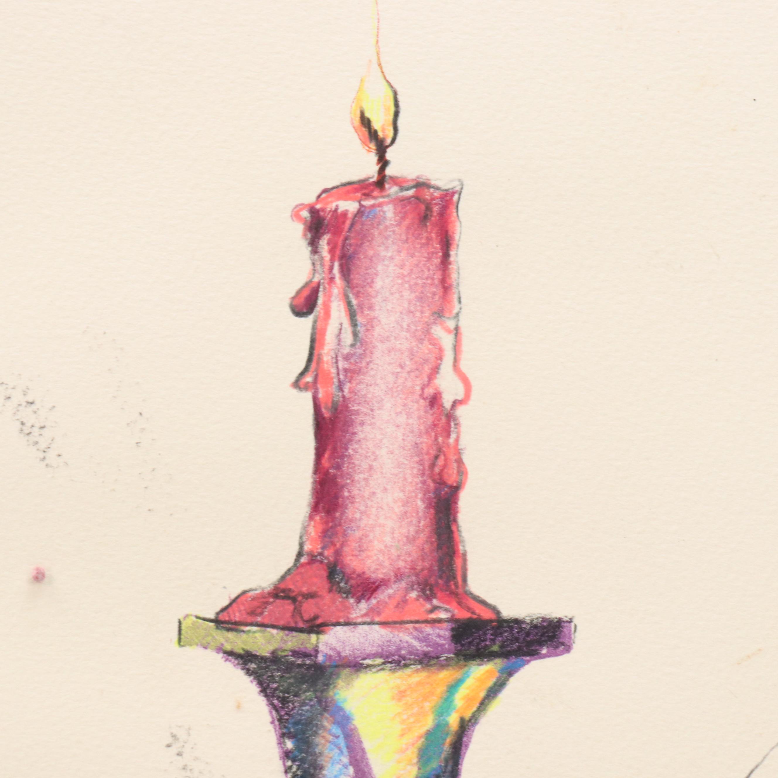 W. A. S. Hatch Mixed Technique Composition of Cats, 1988