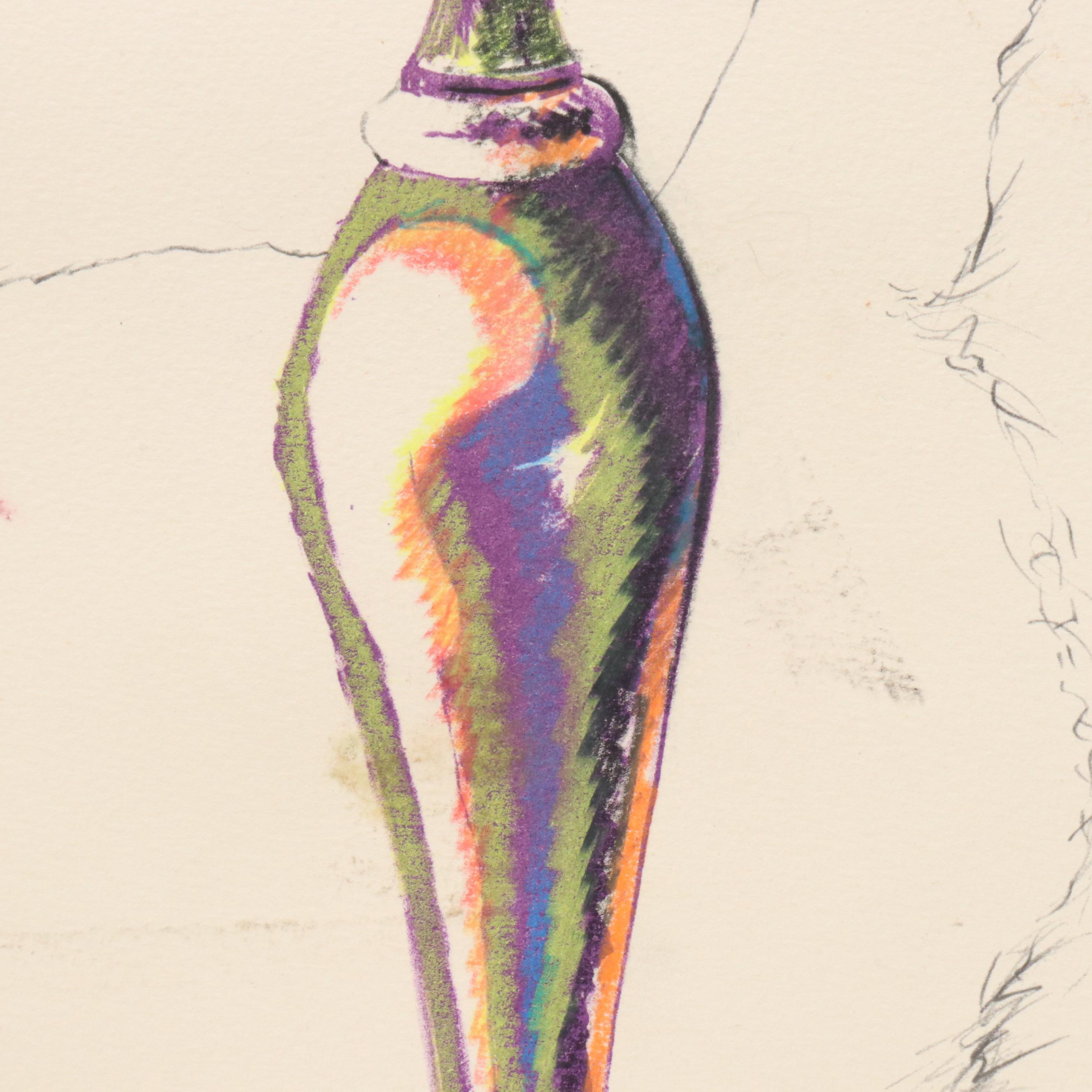 W. A. S. Hatch Mixed Technique Composition of Cats, 1988