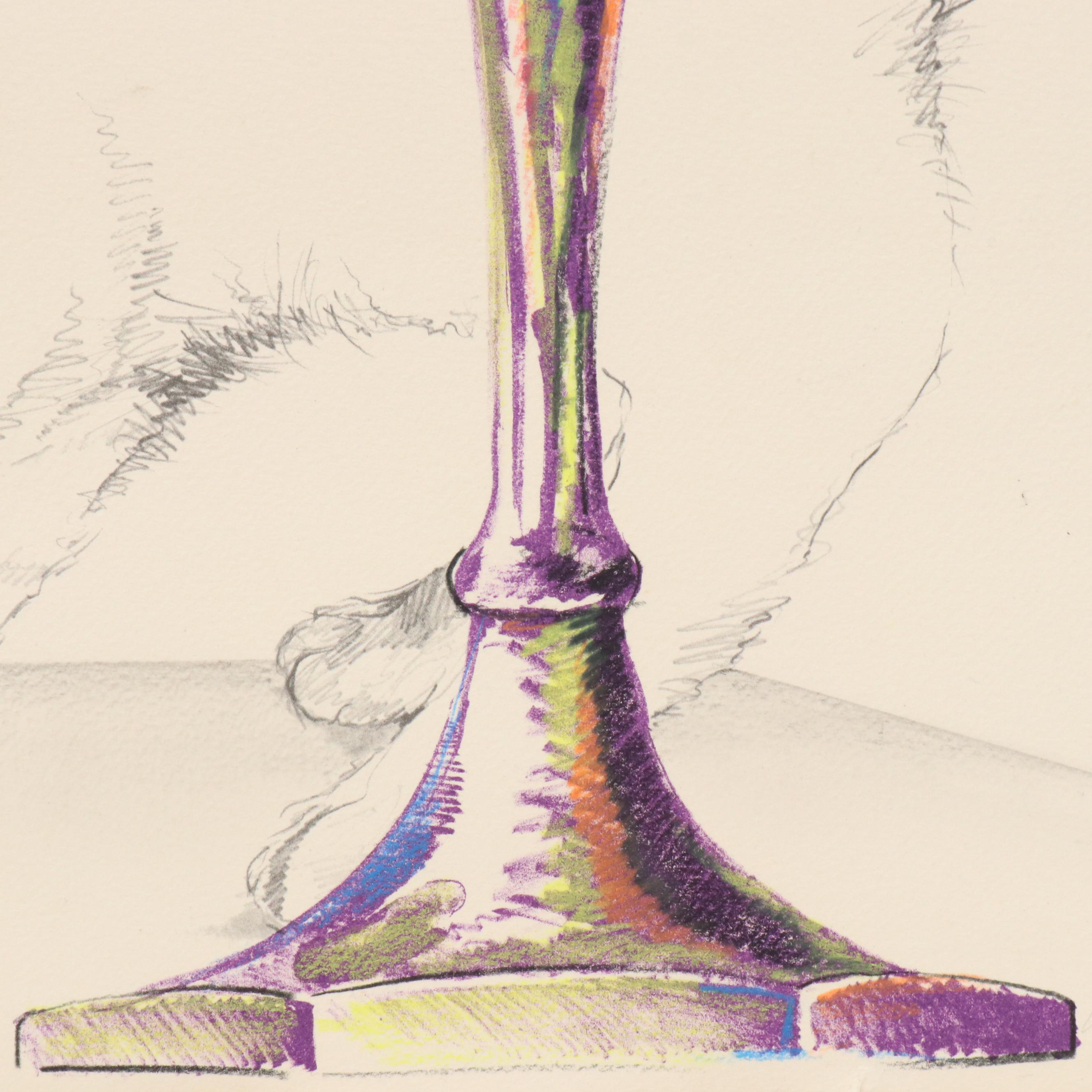 W. A. S. Hatch Mixed Technique Composition of Cats, 1988