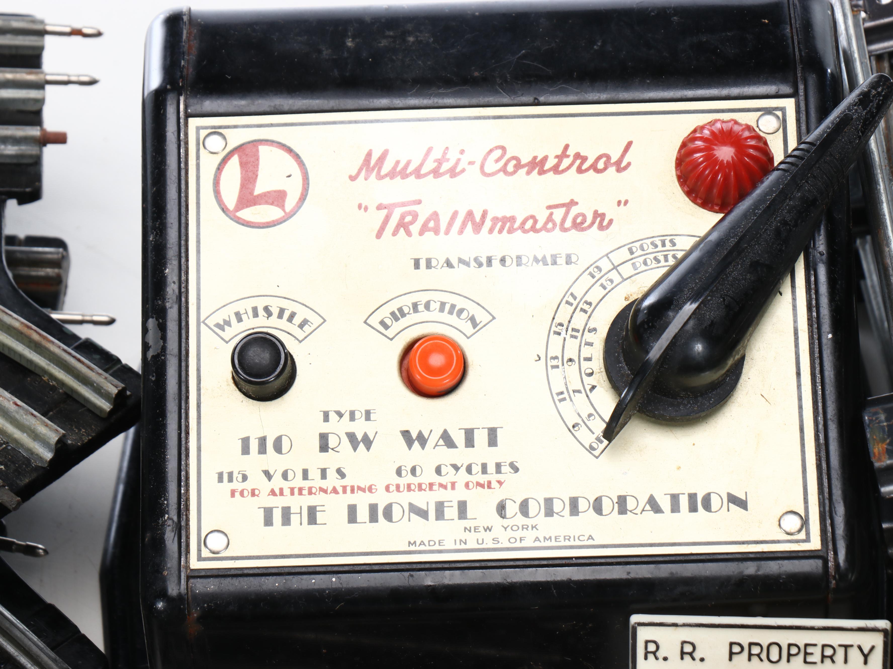 Lionel Train Cars with Assortment of Tracks