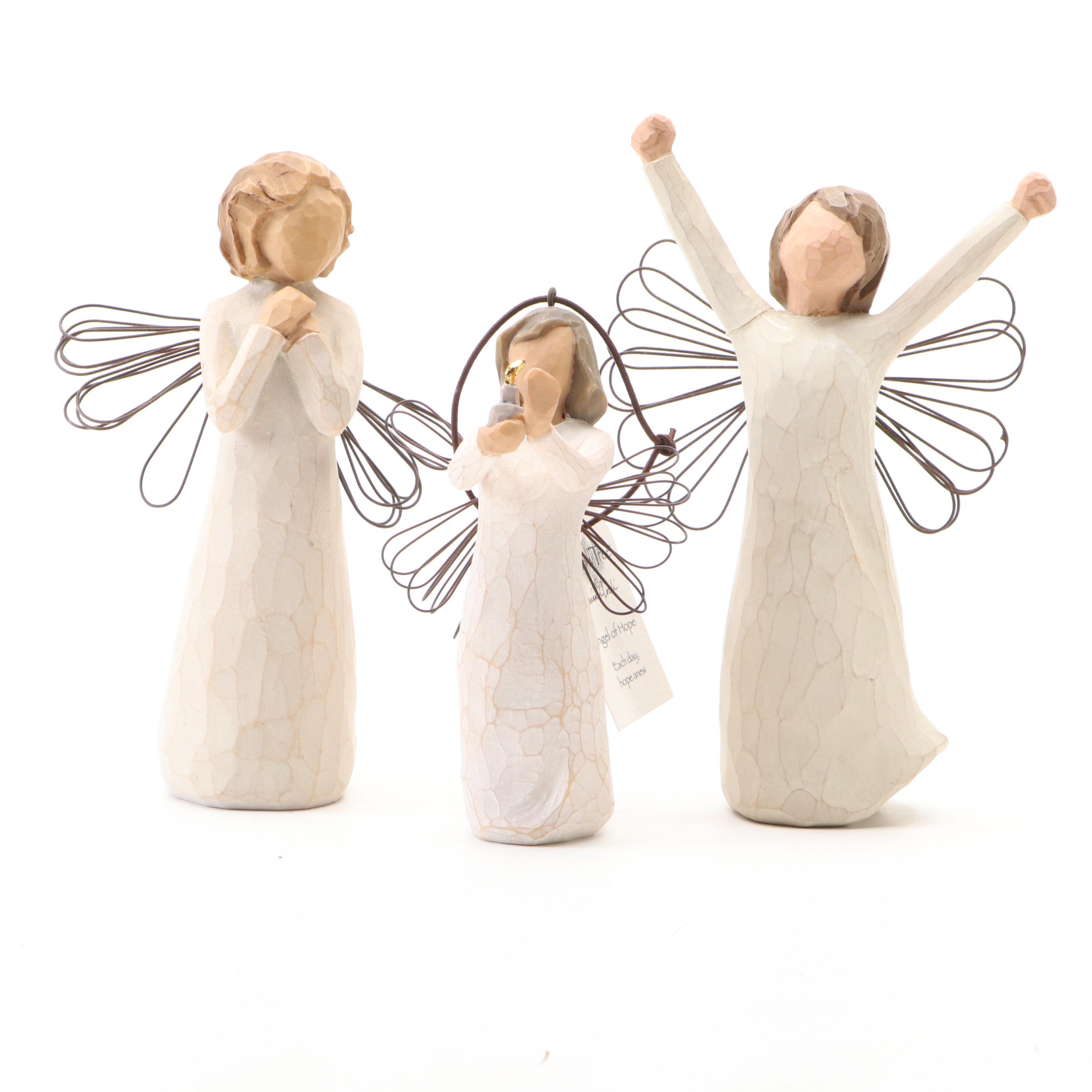 Demdaco Willow Tree "Angel of Wishes," "Serenity" and More Angels