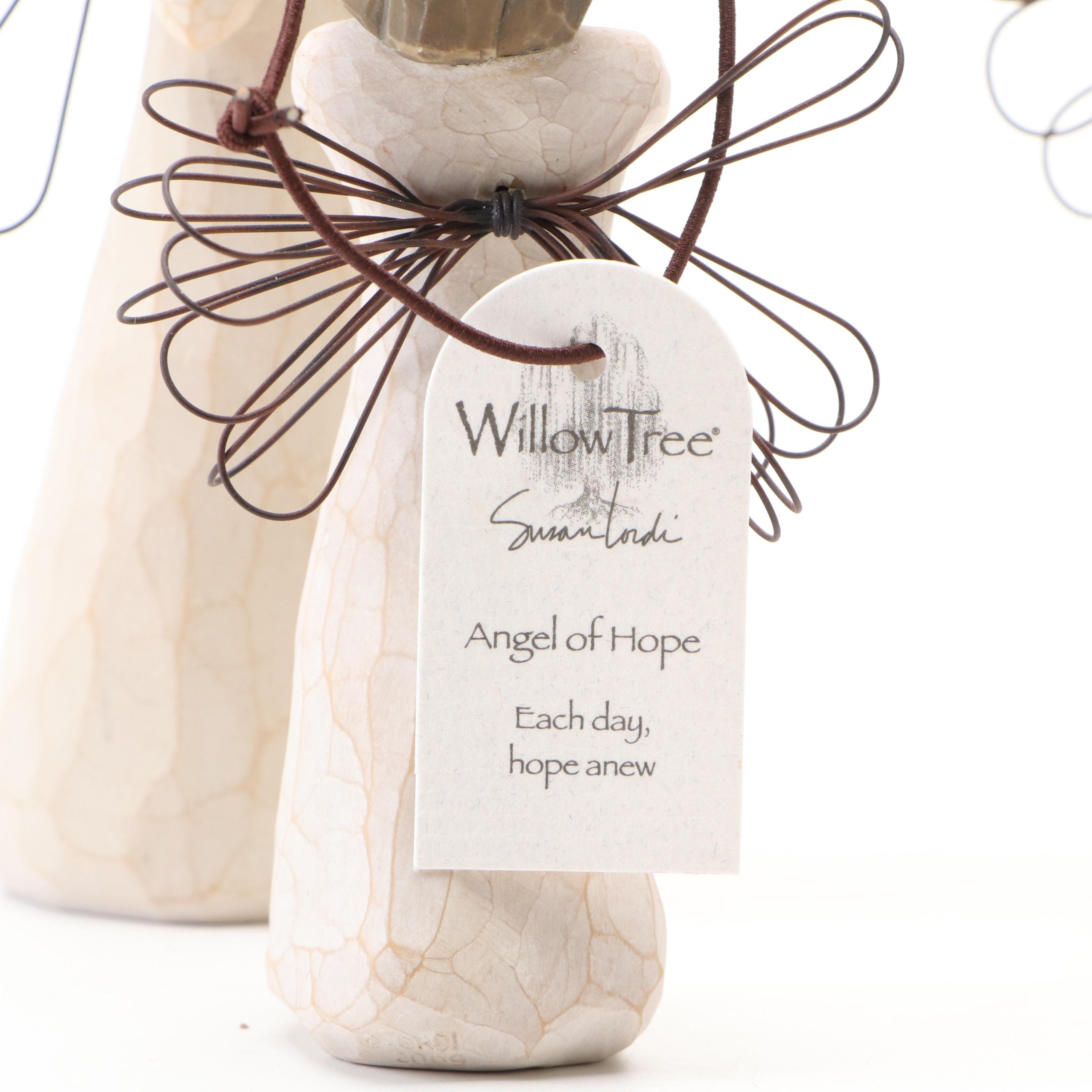 Demdaco Willow Tree "Angel of Wishes," "Serenity" and More Angels